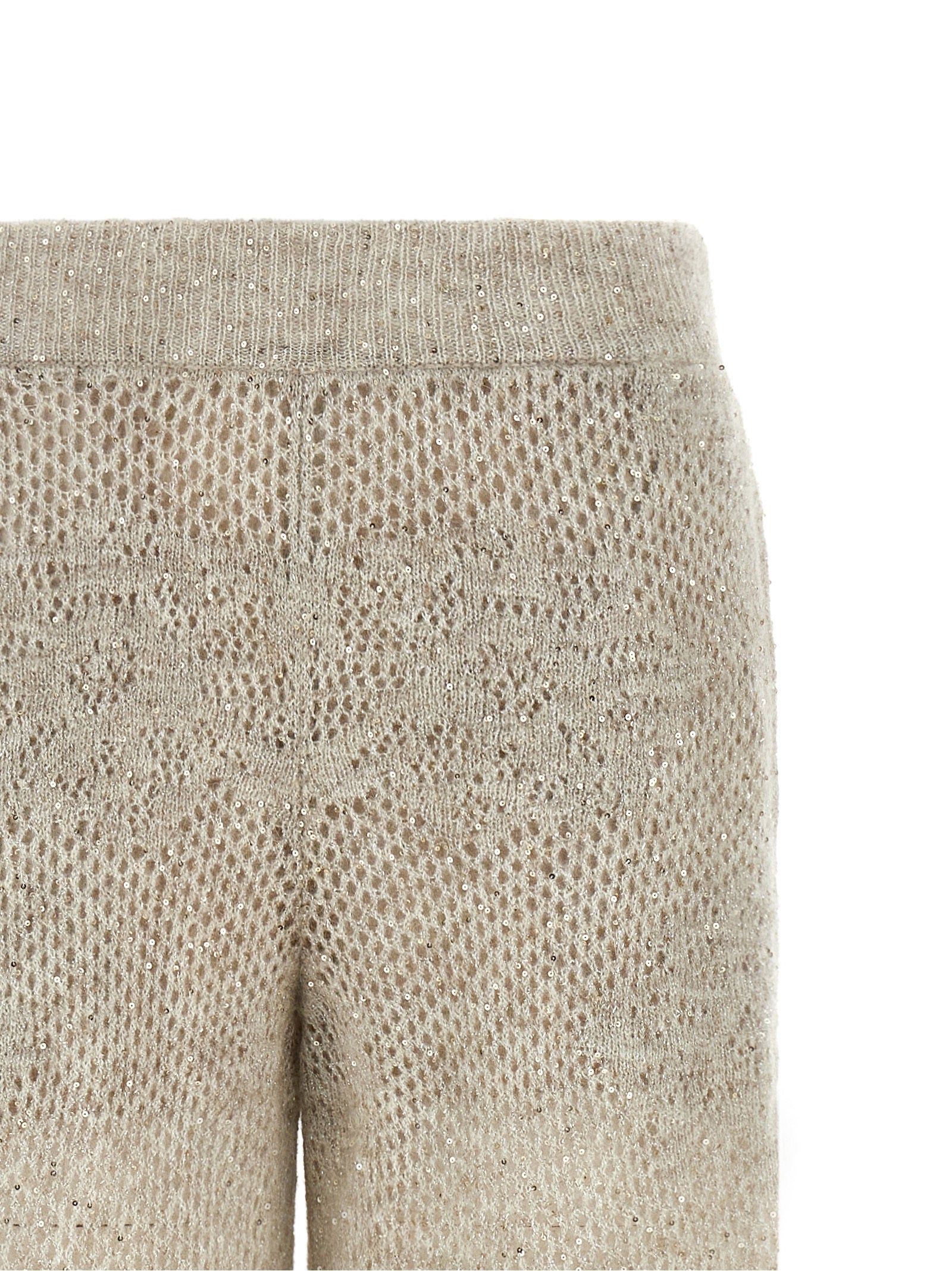 Brunello Cucinelli Beige Nylon Casual Pants