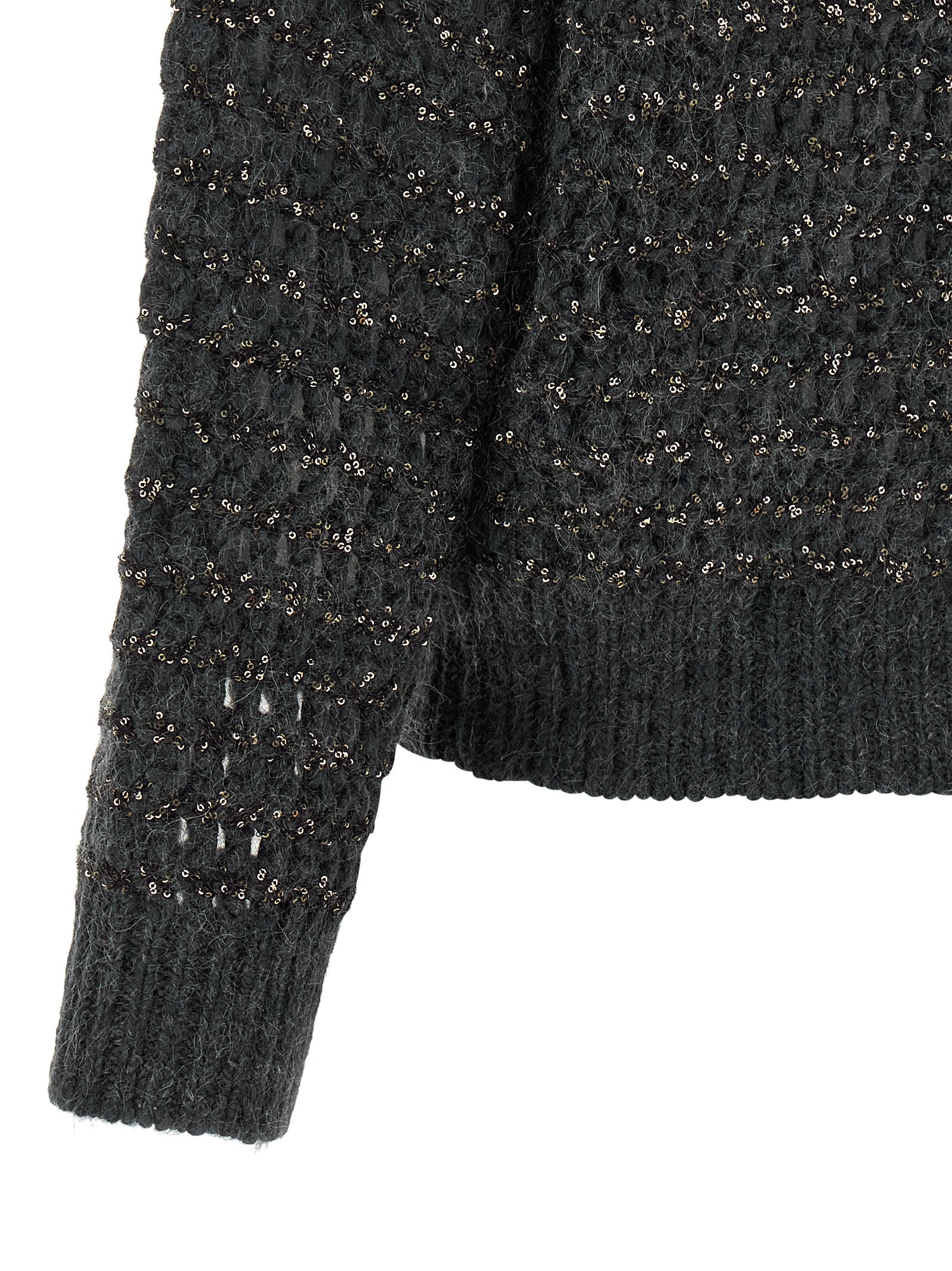 Brunello Cucinelli Gray Elastane Cardigan
