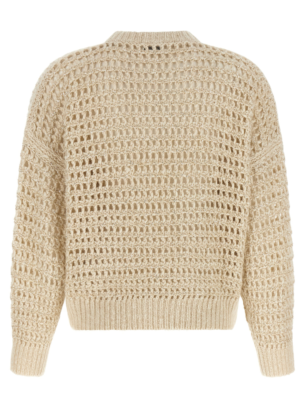 Brunello Cucinelli Beige Elastane Cardigan