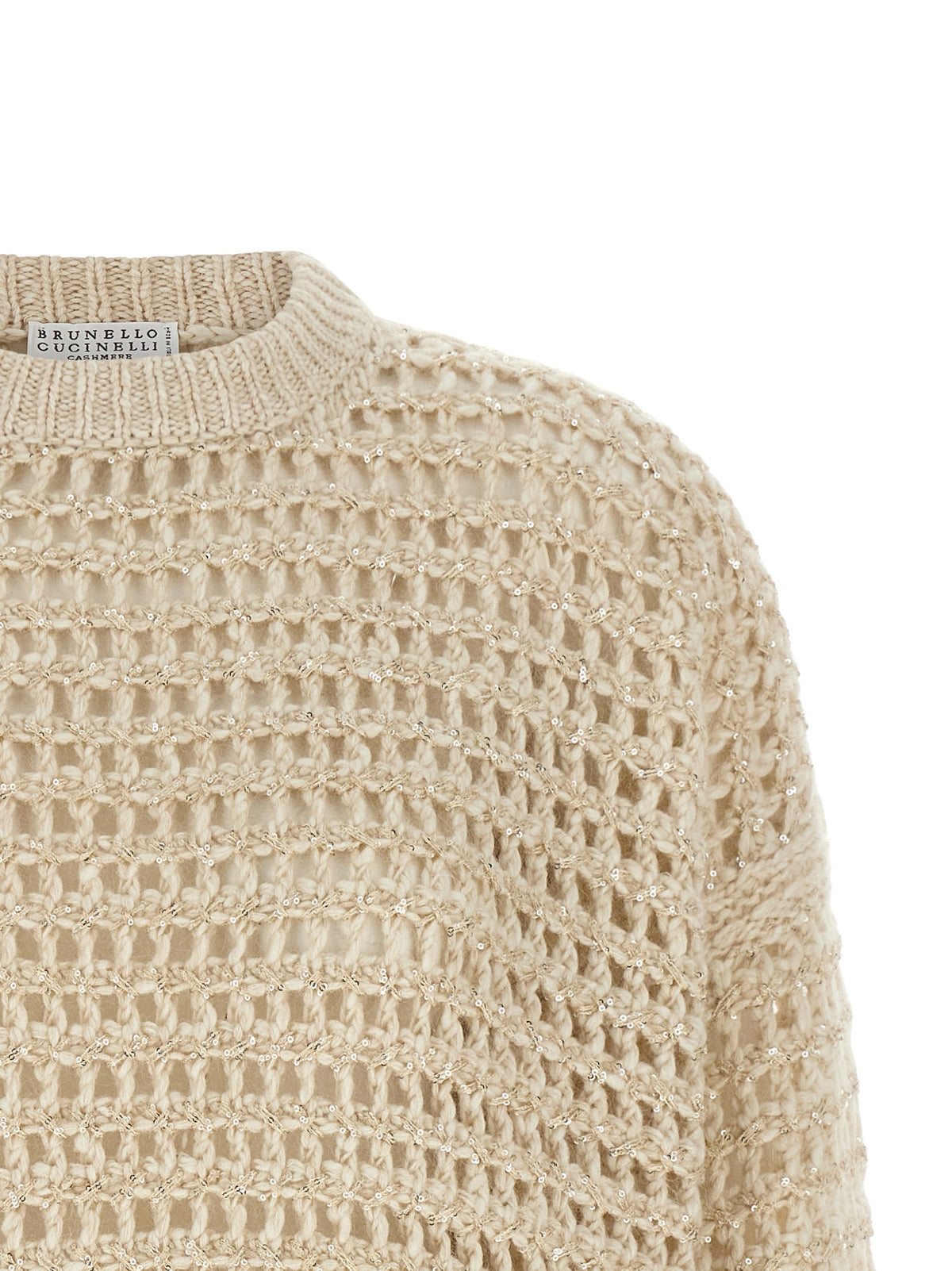Brunello Cucinelli Beige Elastane Cardigan