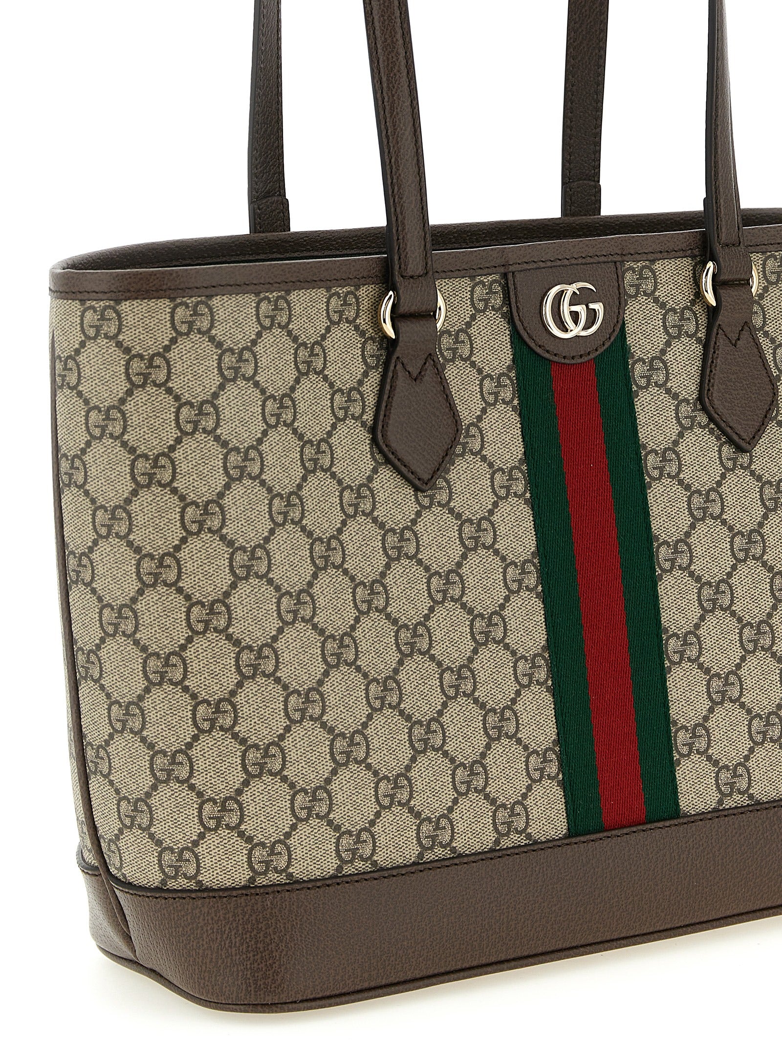 Gucci Brown Polyethylene Tote Bag
