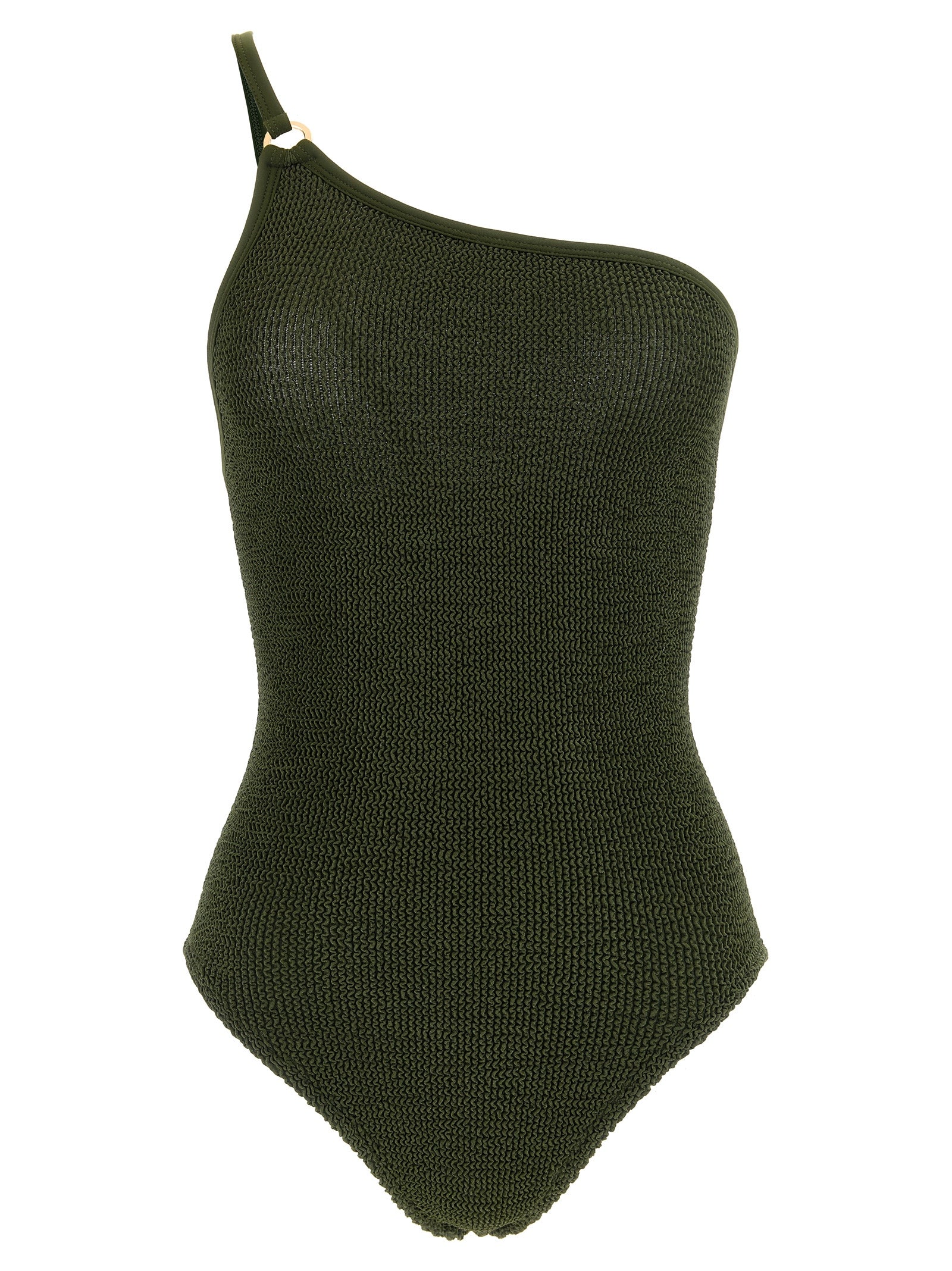 Hunza G Bicolor Polyamide One-Piece Swimsuit