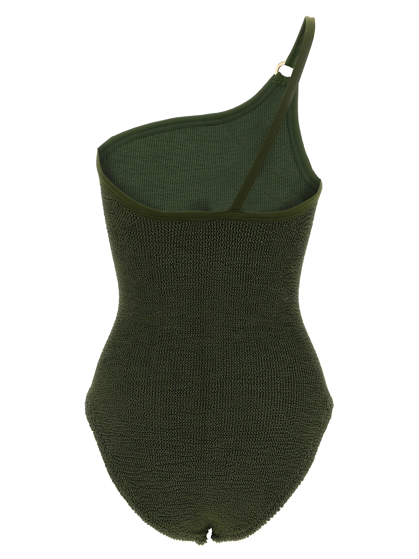 Hunza G Bicolor Polyamide One-Piece Swimsuit