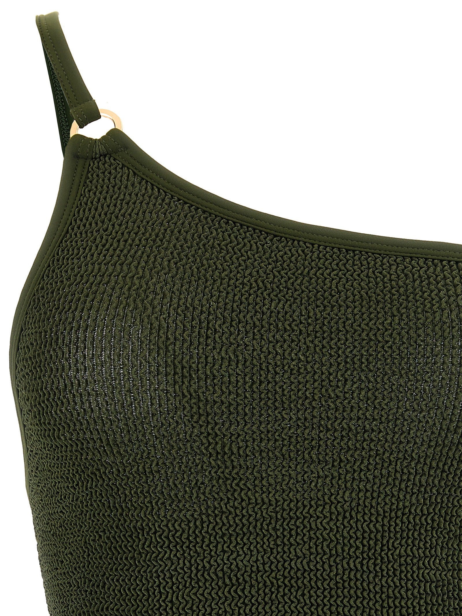 Hunza G Bicolor Polyamide One-Piece Swimsuit