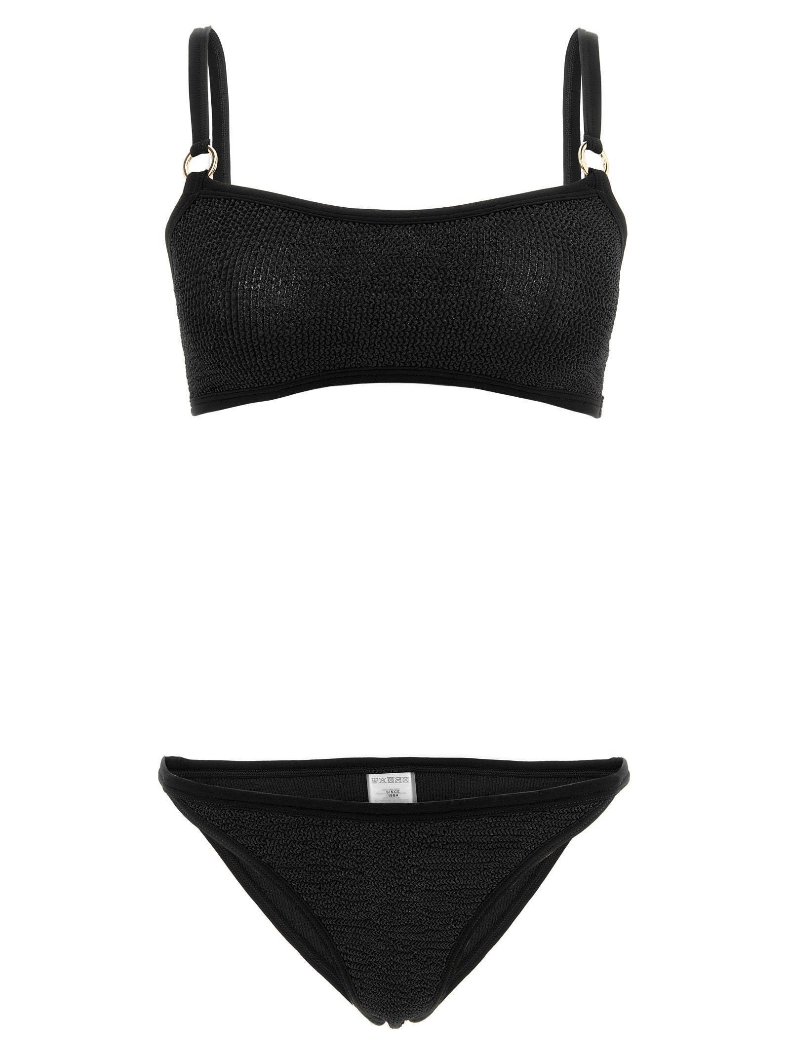 Hunza G Black Polyamide Bikini