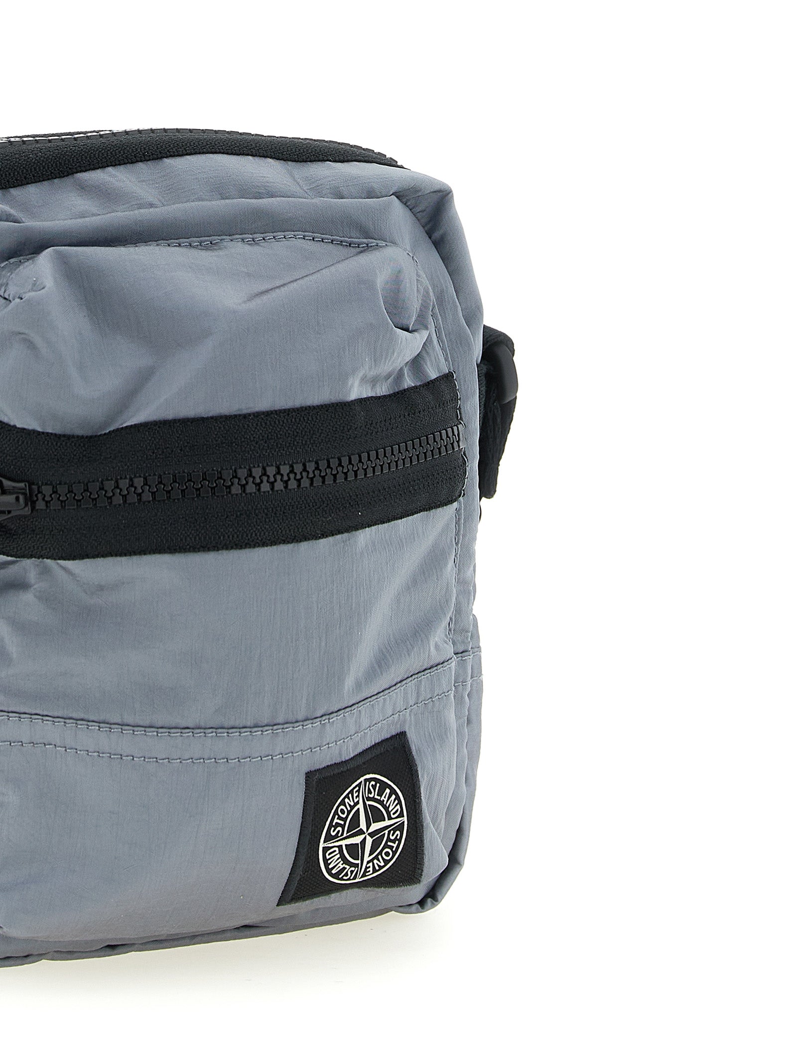 Stone Island Gray Polyamide Crossbody Bag