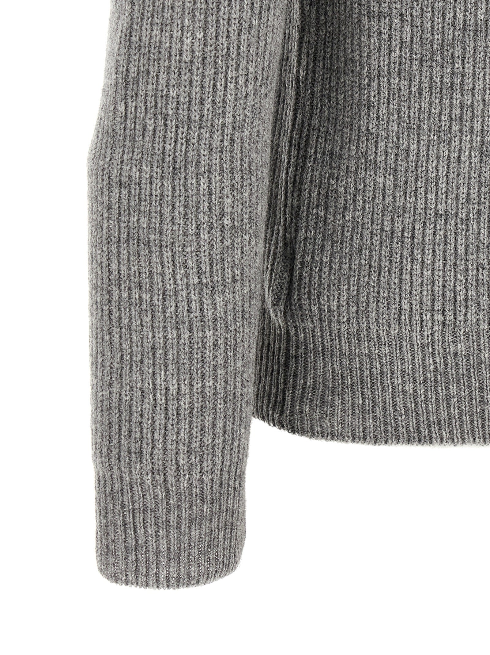 ZANONE Gray Virgin Wool Cardigan