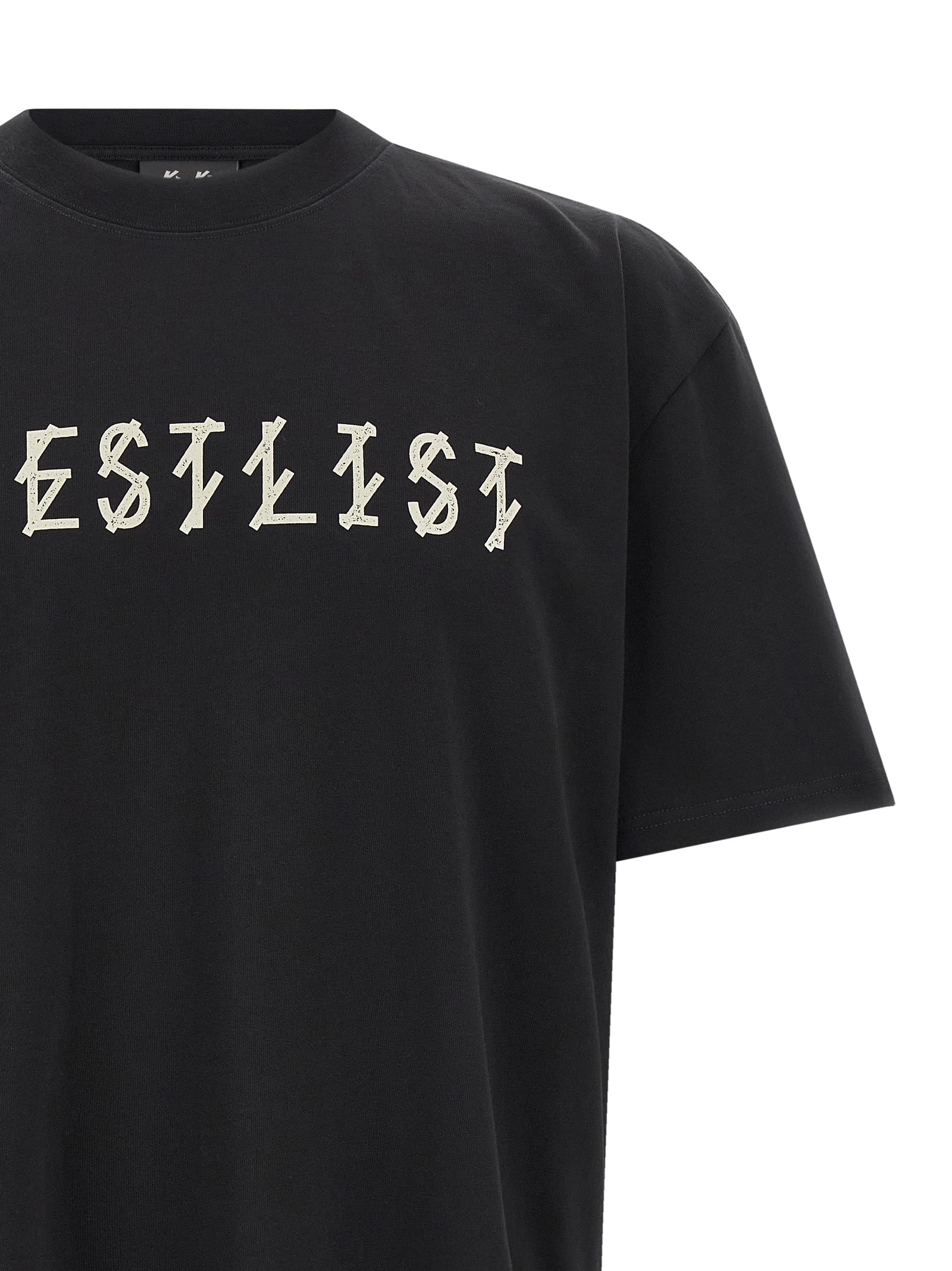 44 Label Group Black Cotton T-Shirt
