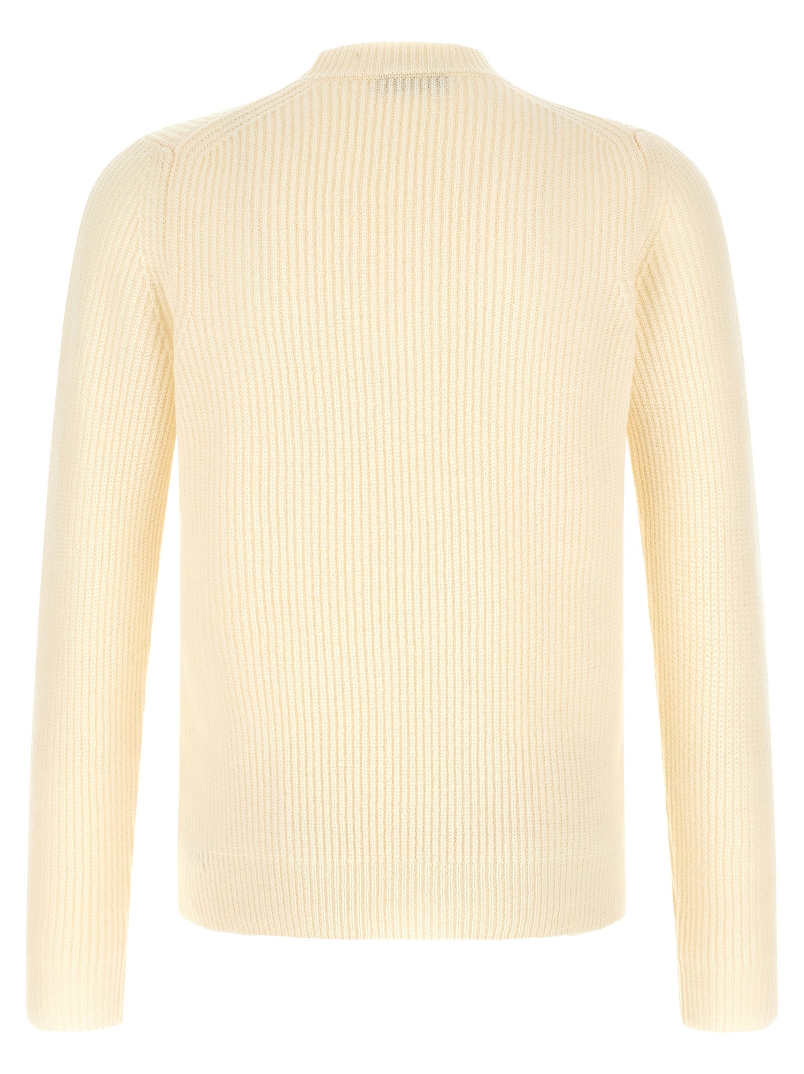 ZANONE White Virgin Wool Cardigan