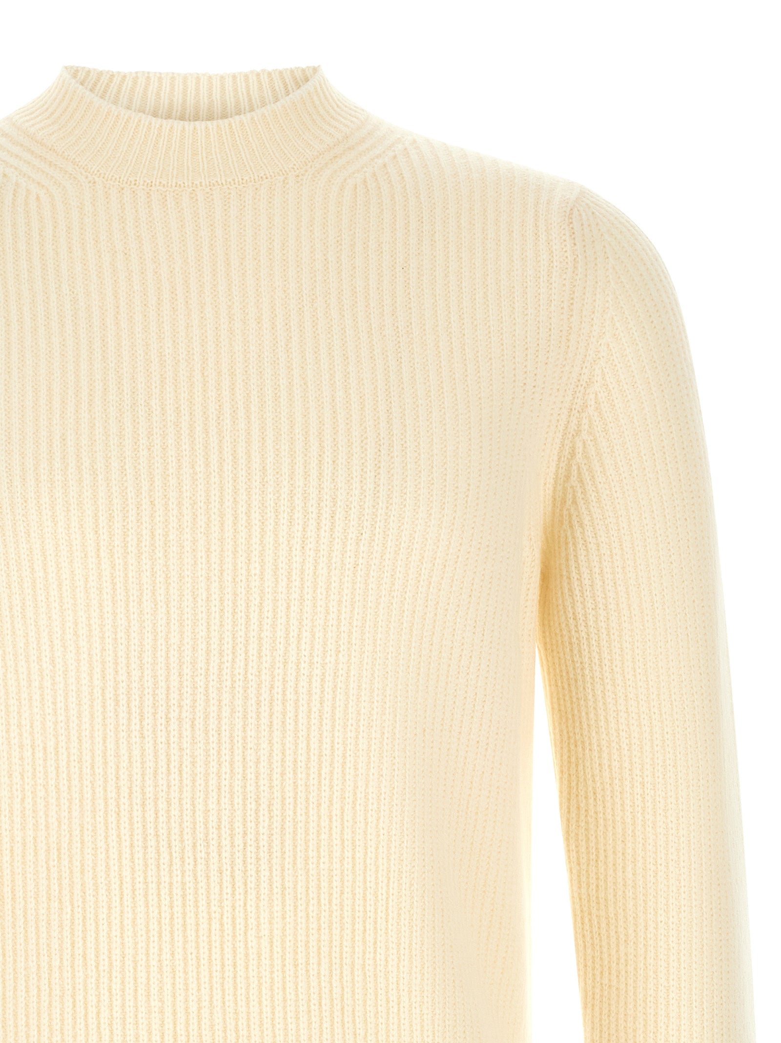 ZANONE White Virgin Wool Cardigan