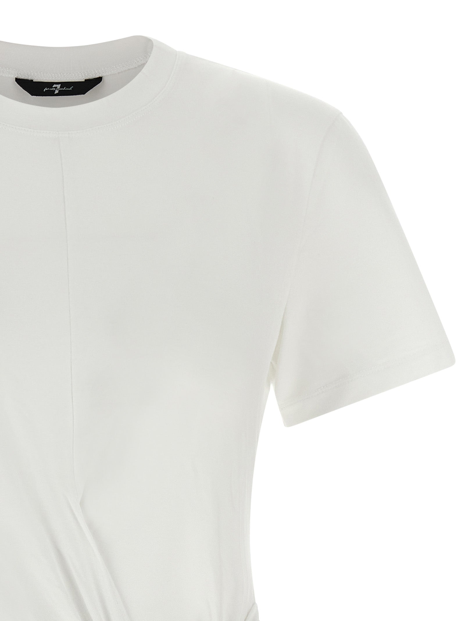 7 For All Mankind White Lyocell T-Shirt