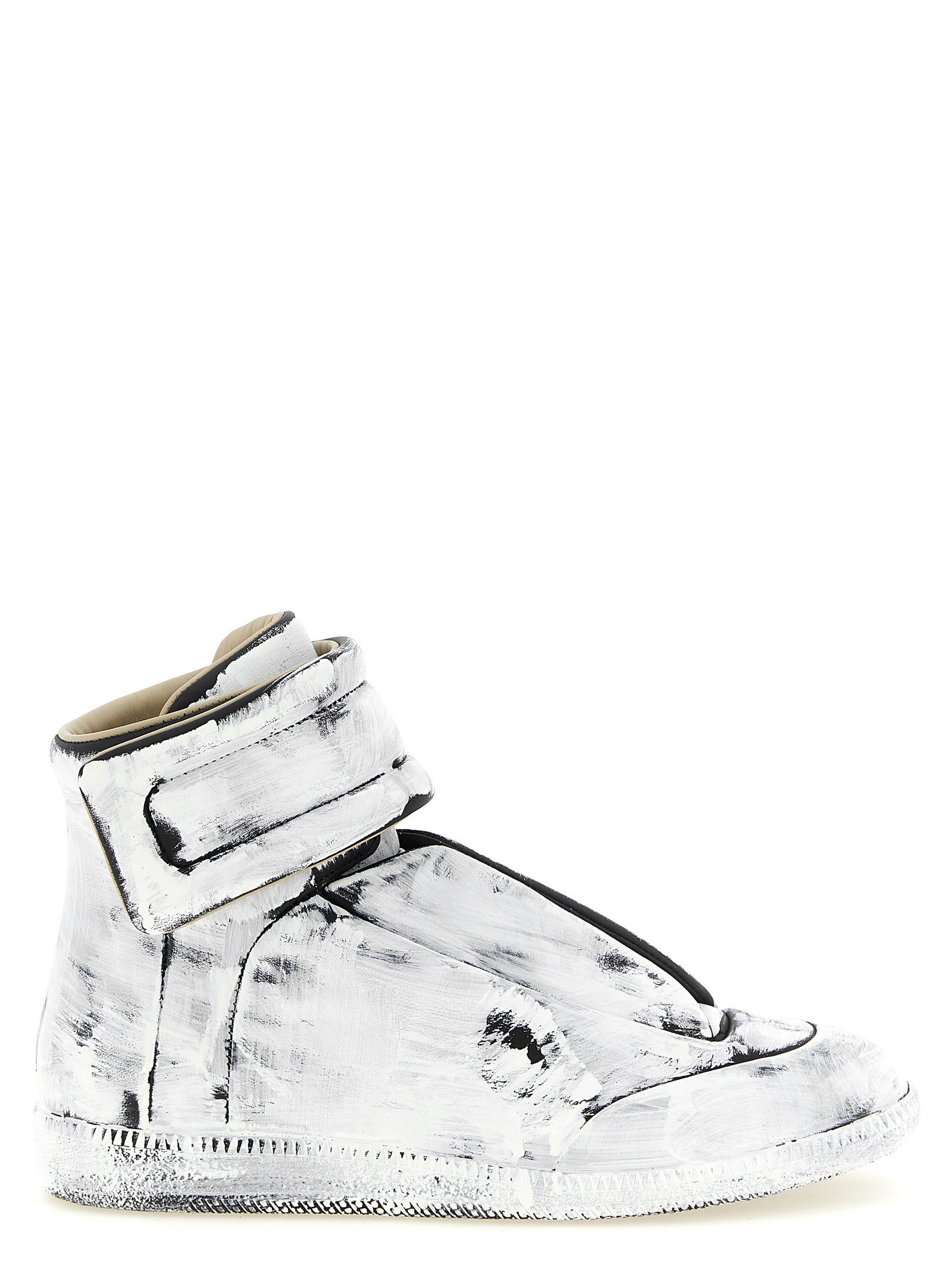Maison Margiela Bicolor Calfskin Athletic Sneakers