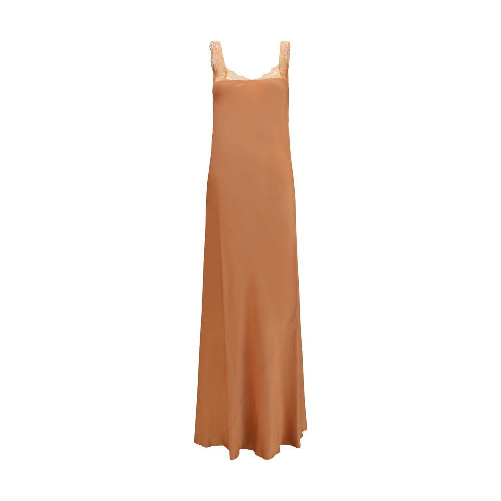 Forte_Forte Beige Acetate Casual Dress
