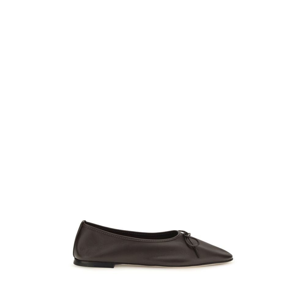 Dear Frances Brown Calf Leather Bos Taurus Ballet Flats
