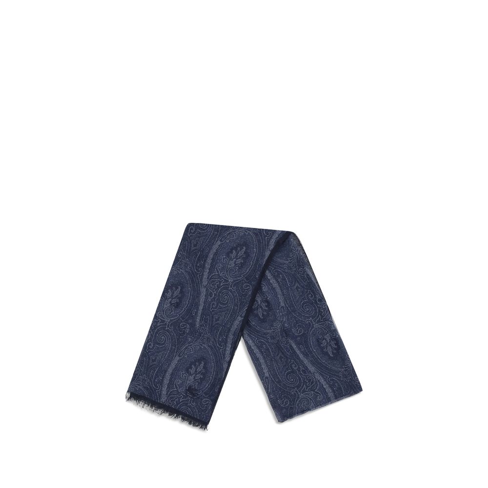 Etro Blue Modal Foulard