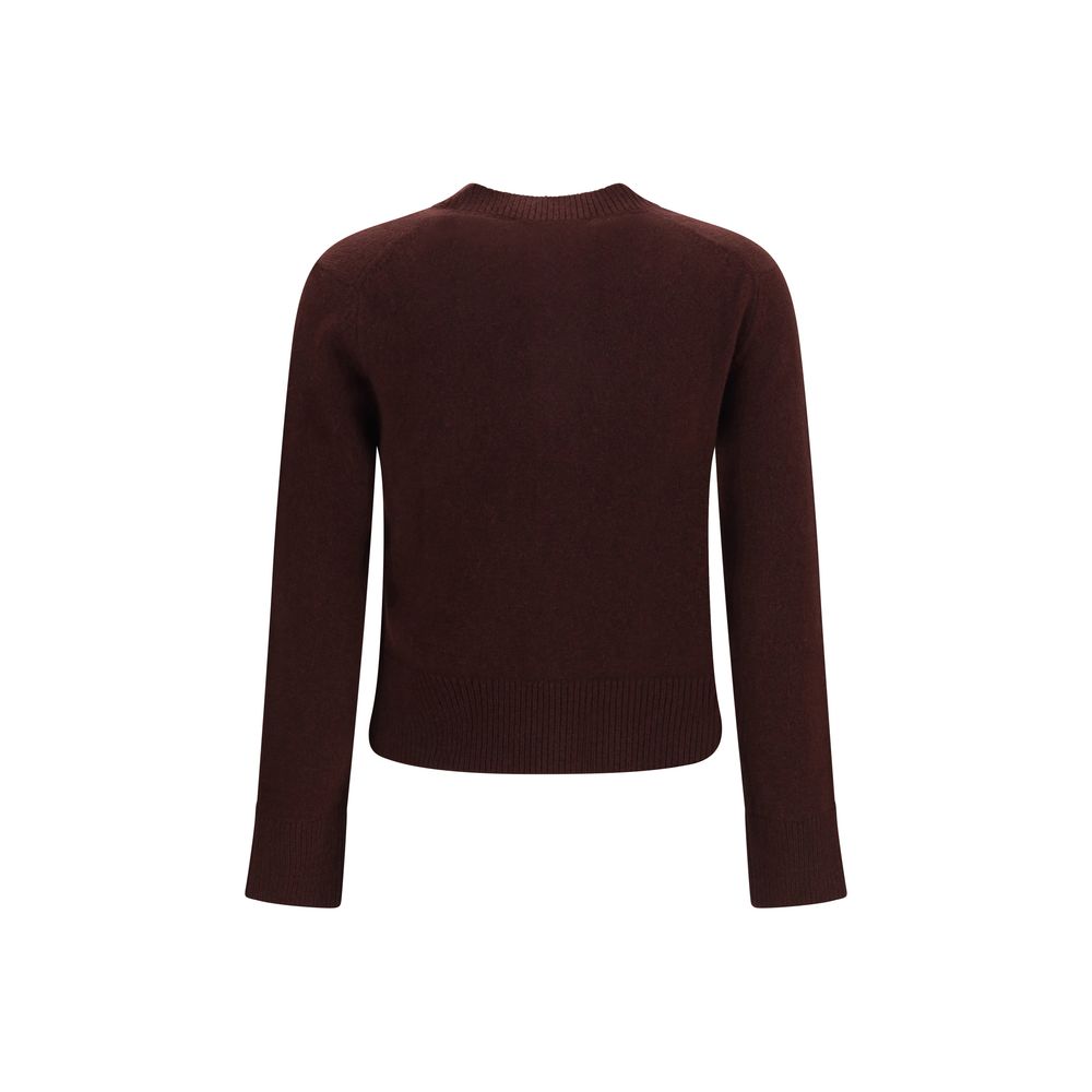 Maison Kitsuné Brown Wool Oves Aries Cardigan