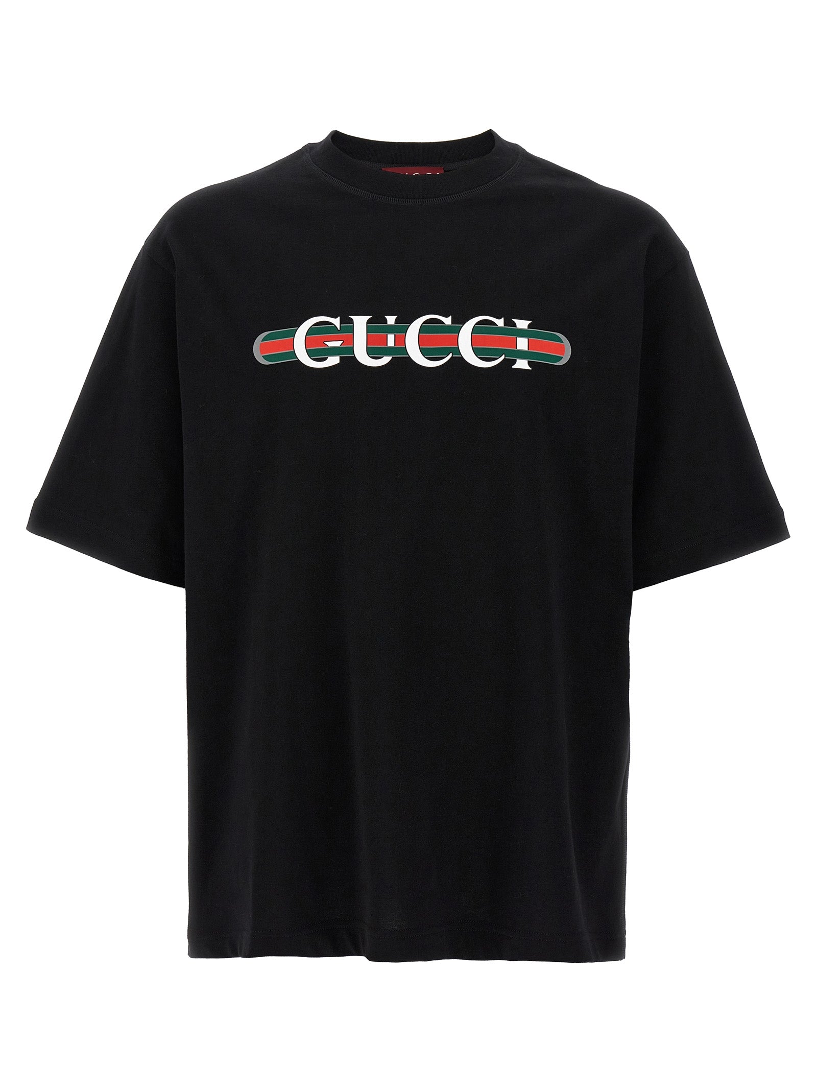 Gucci Black Cotton T-Shirt
