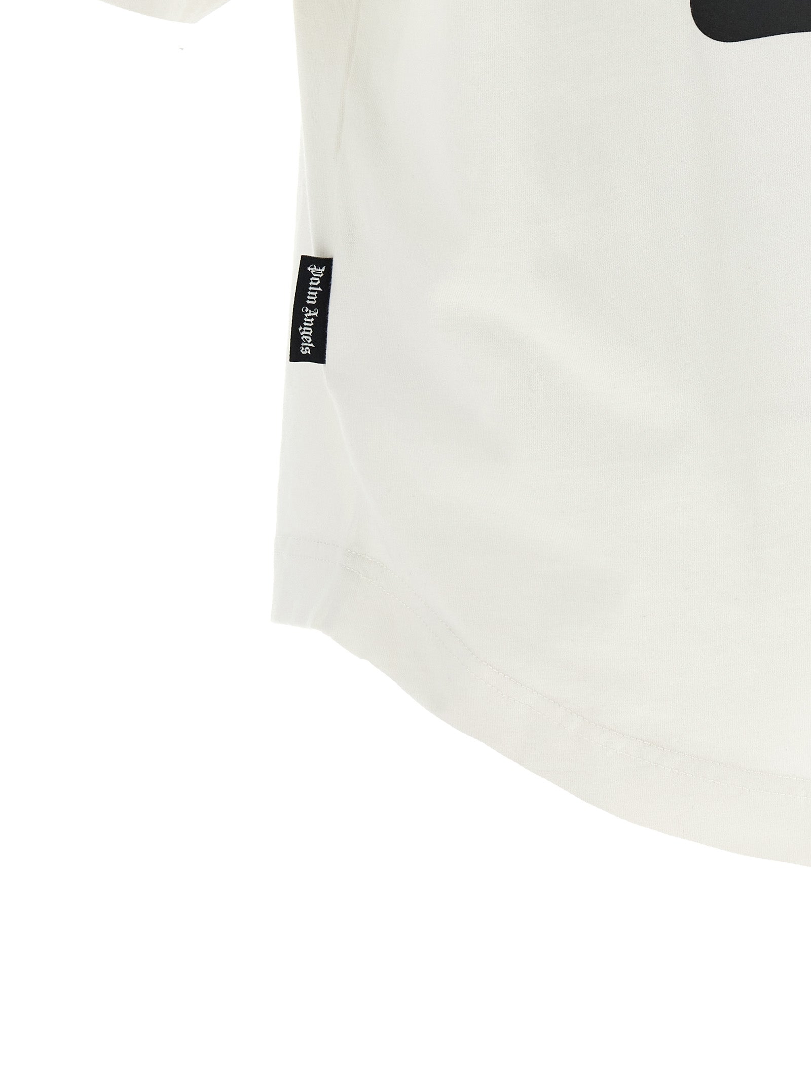Palm Angels White Cotton T-Shirt