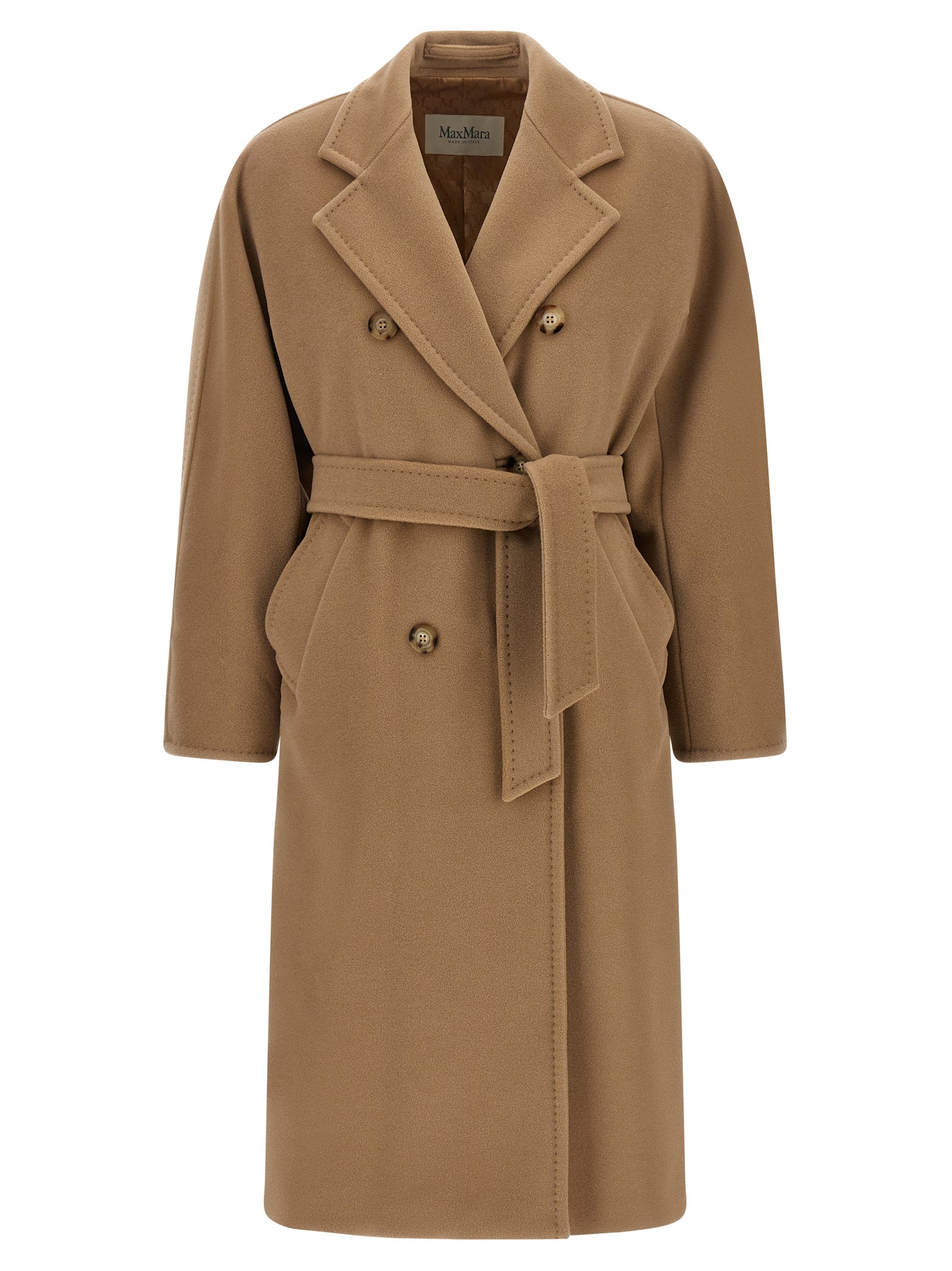 Max Mara Beige Virgin Wool Coat