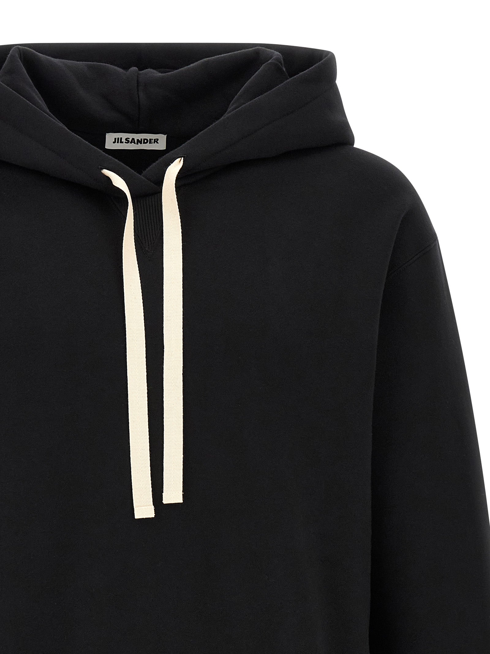 Jil Sander Black Cotton Sweatshirt