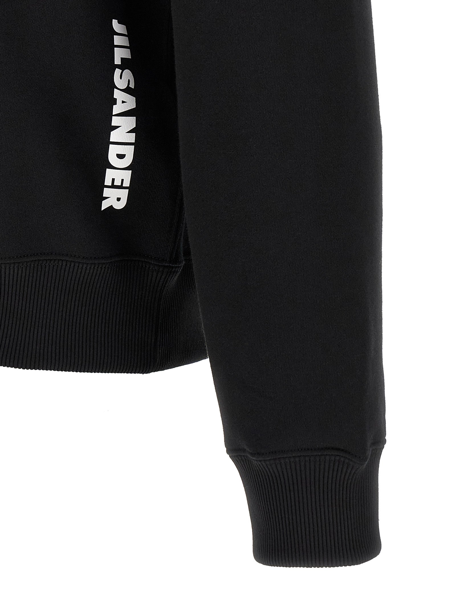 Jil Sander Black Cotton Sweatshirt