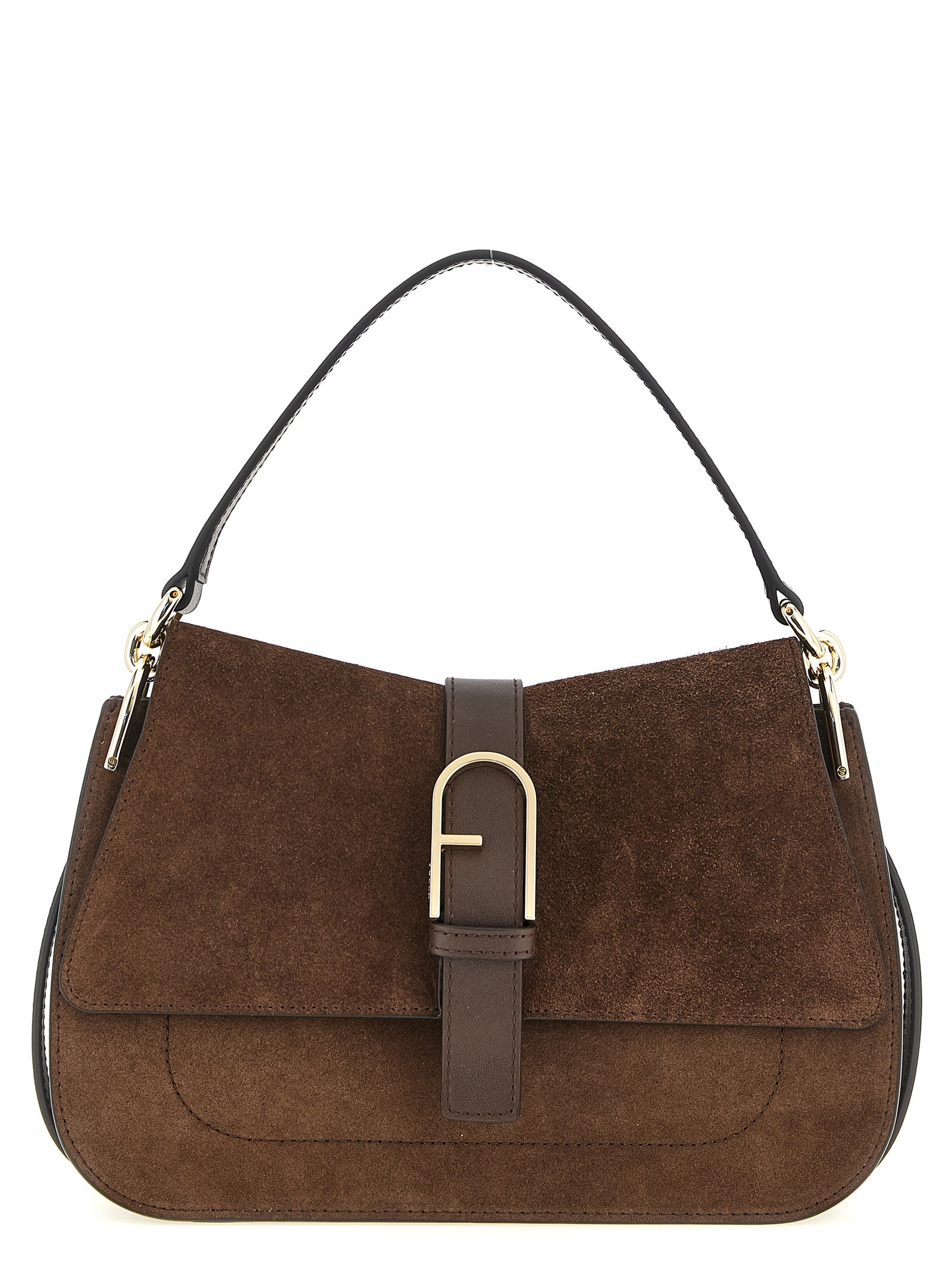 Furla Brown Calfskin Handbag