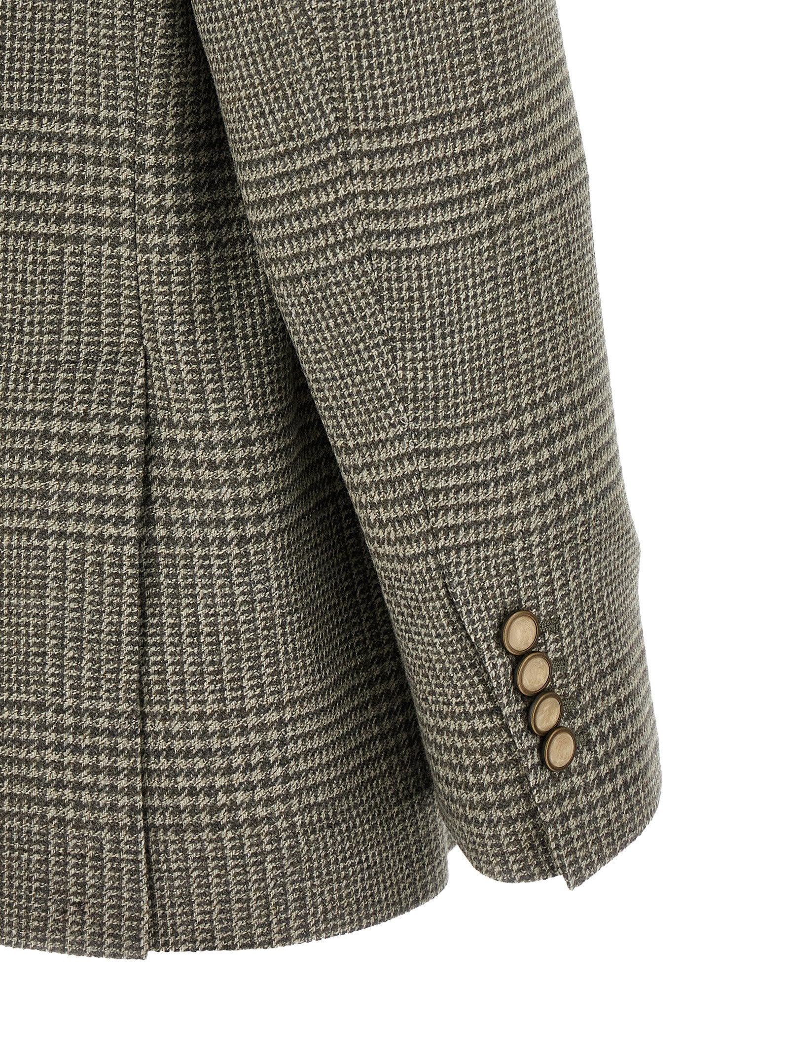 Brunello Cucinelli Bicolor Wool Blazer