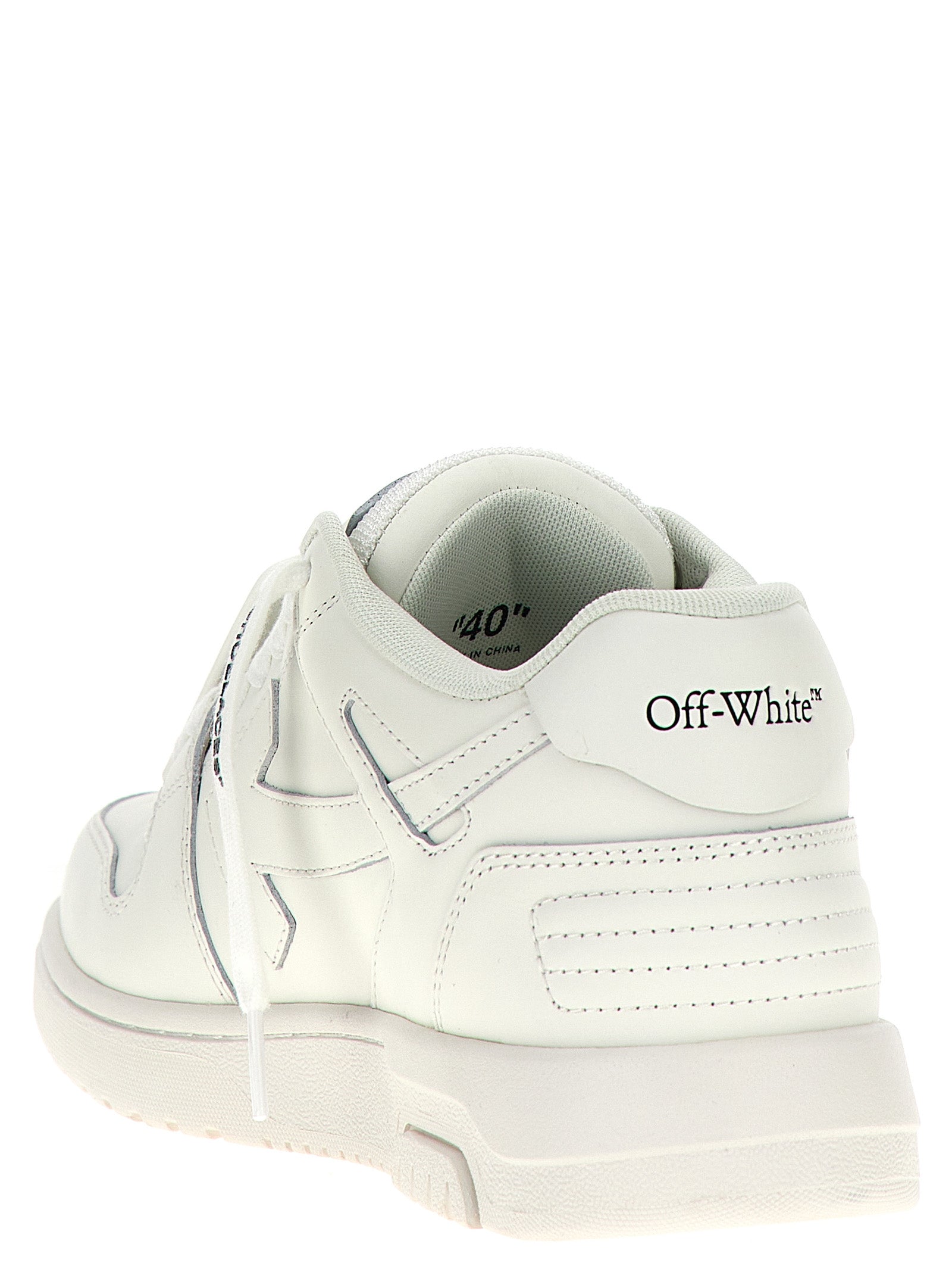 Off-White White Calfskin Low Top Sneakers