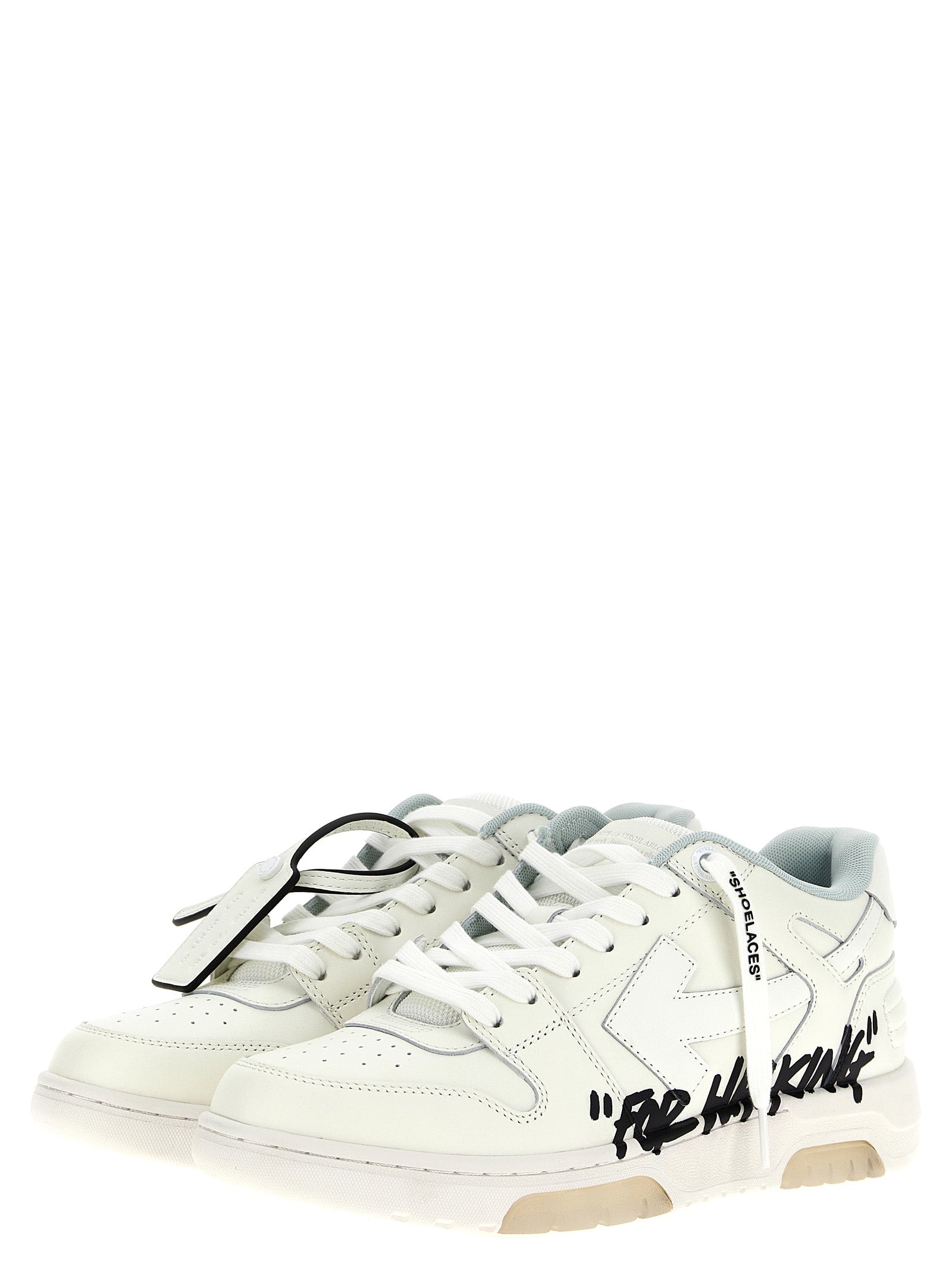 Off-White Bicolor Bovine Leather Sneakers