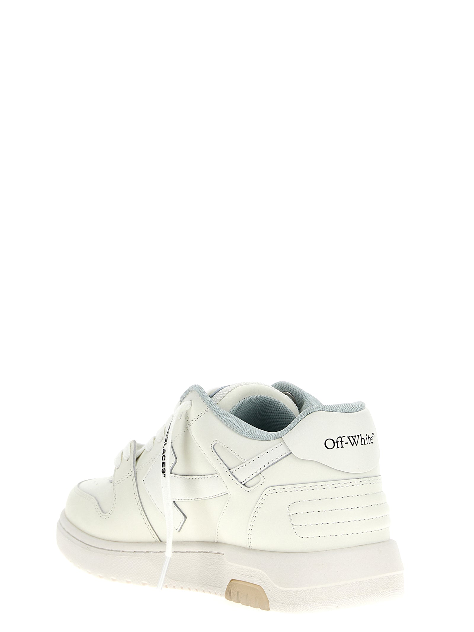 Off-White Bicolor Bovine Leather Sneakers