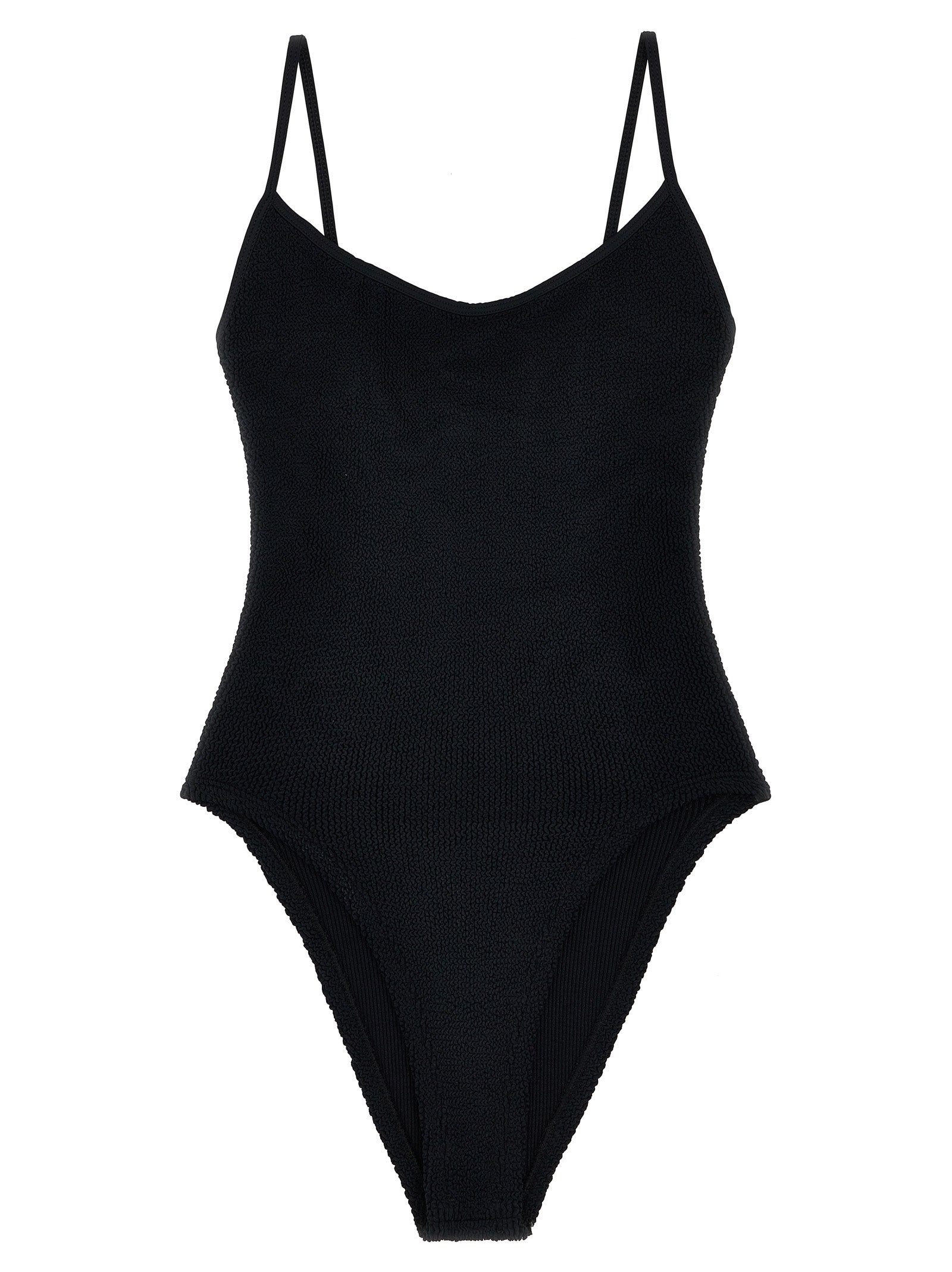 Hunza G Black Polyamide One-Piece Swimsuit