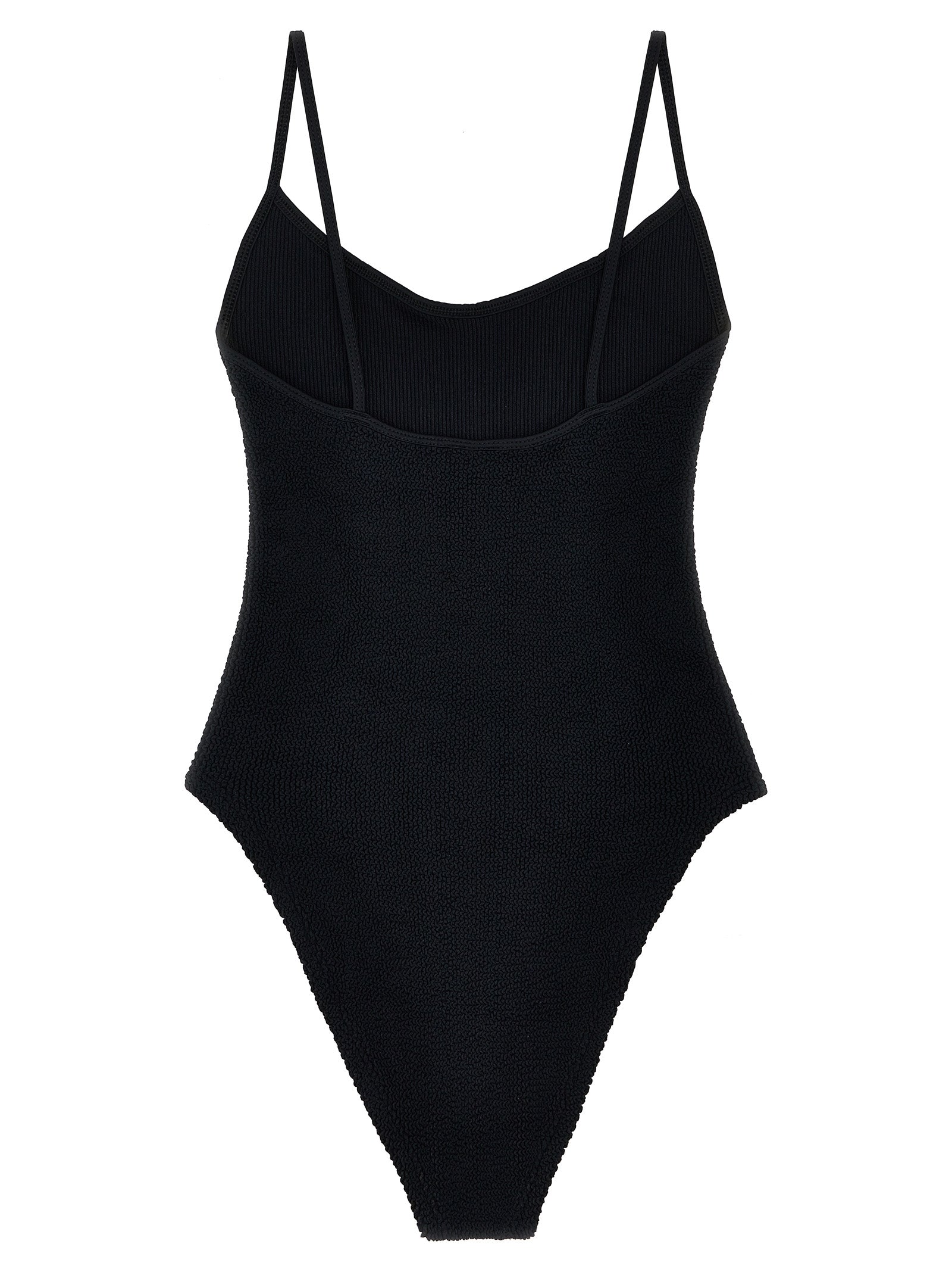Hunza G Black Polyamide One-Piece Swimsuit