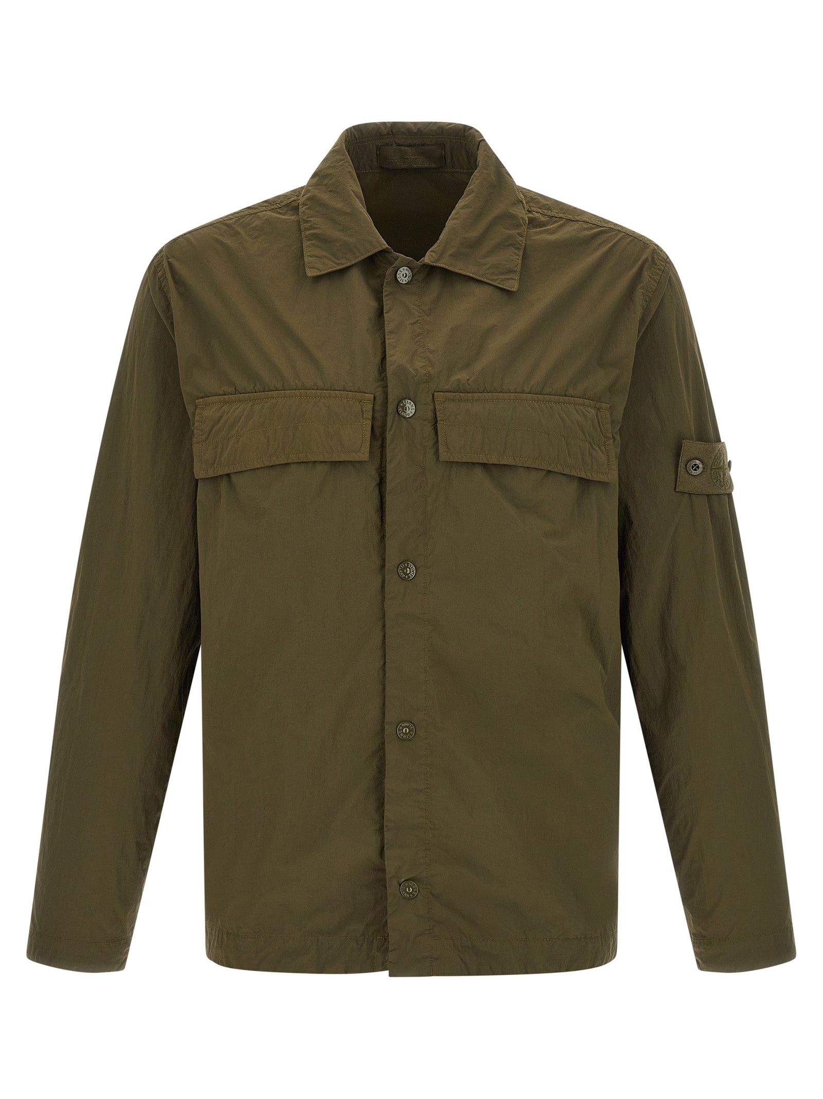 Stone Island Bicolor Polyamide Blouse