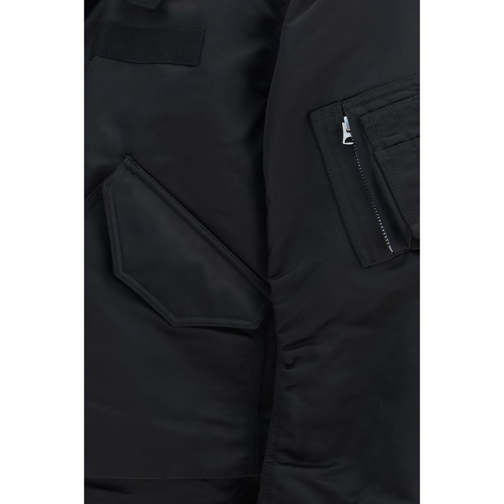 Sacai Black Cotton Bomber