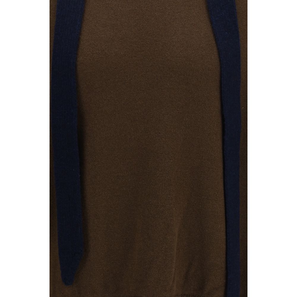 Sacai Brown Wool Oves Aries Sweatshirt