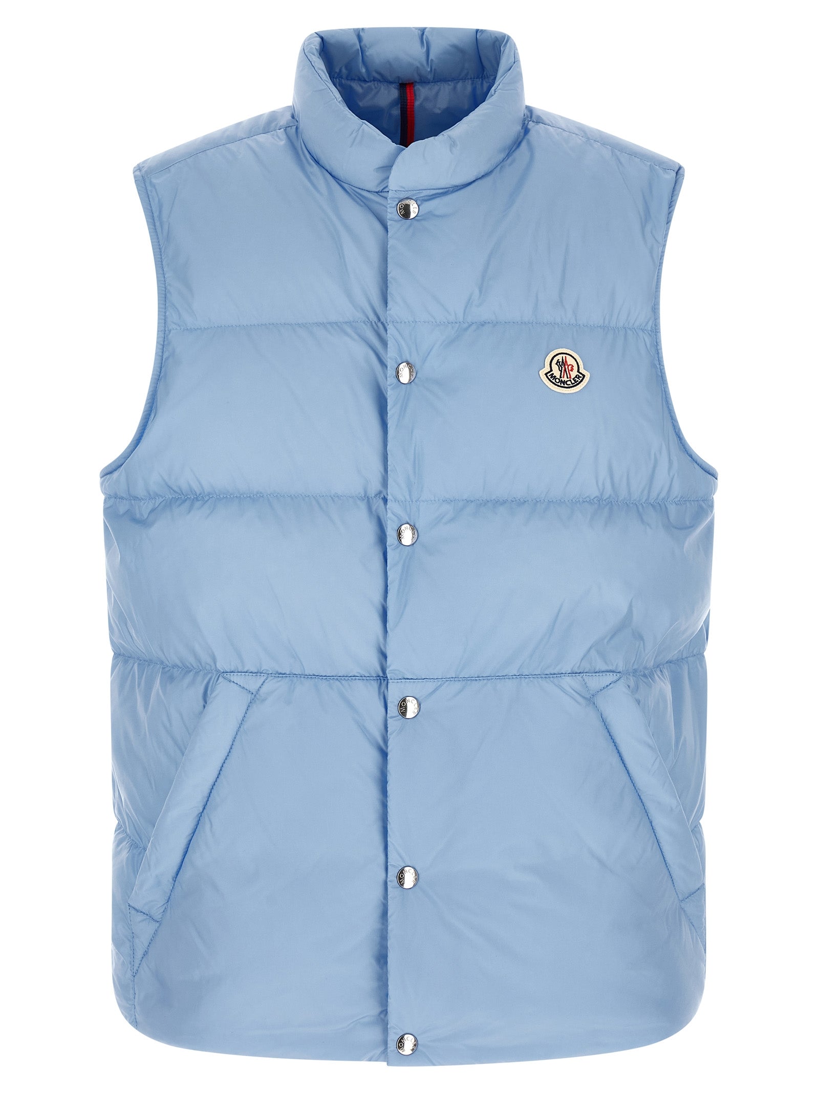 Moncler Blue Polyamide Sleeveless Jacket