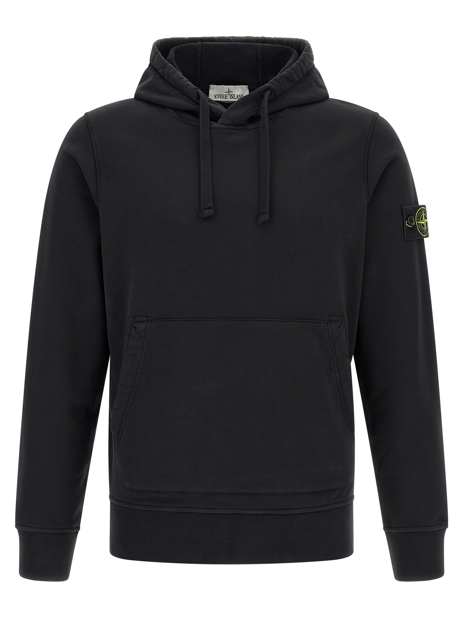 Stone Island Black Cotton Sweatshirt