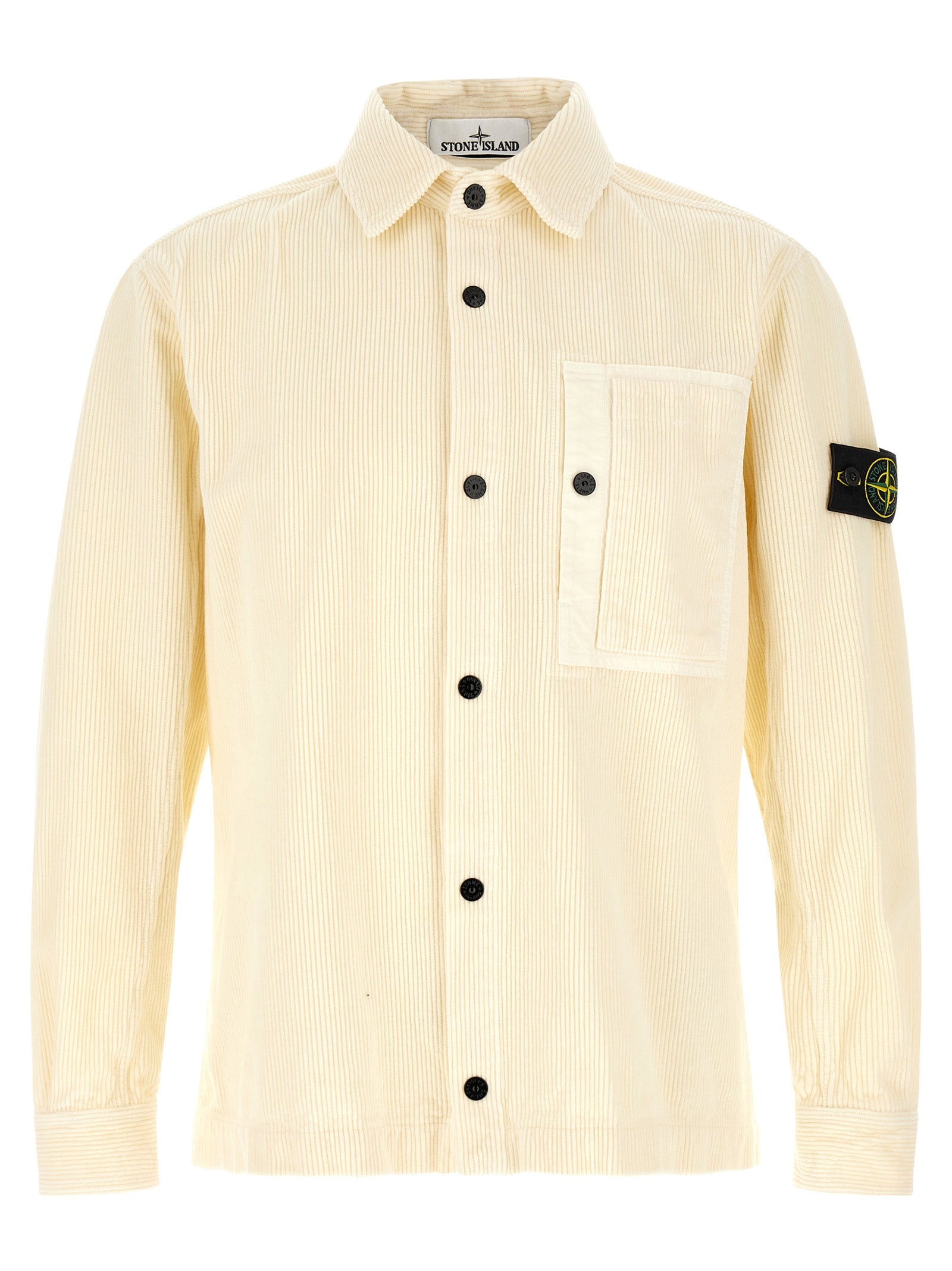 Stone Island White Cotton Blouse