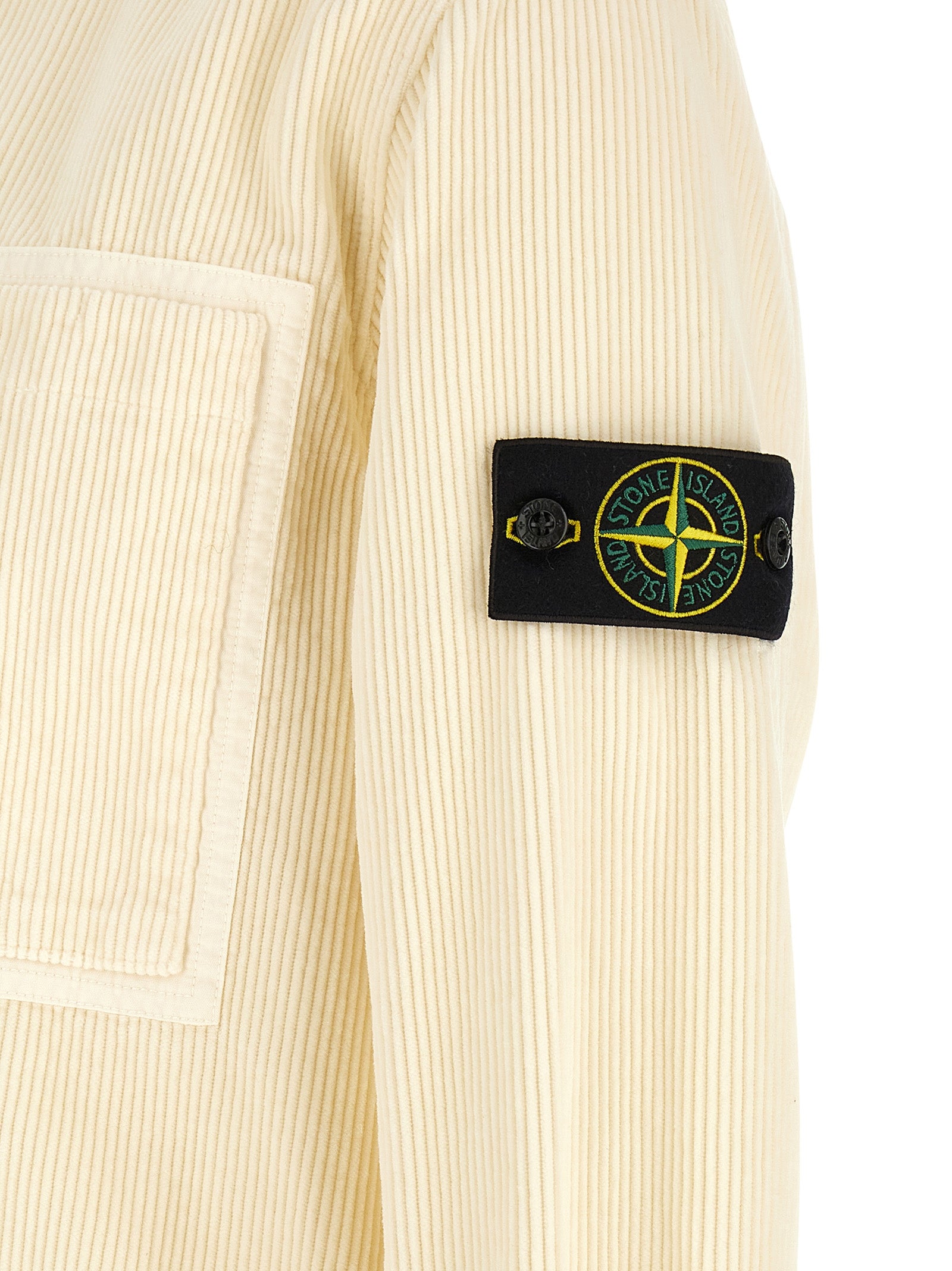 Stone Island White Cotton Blouse