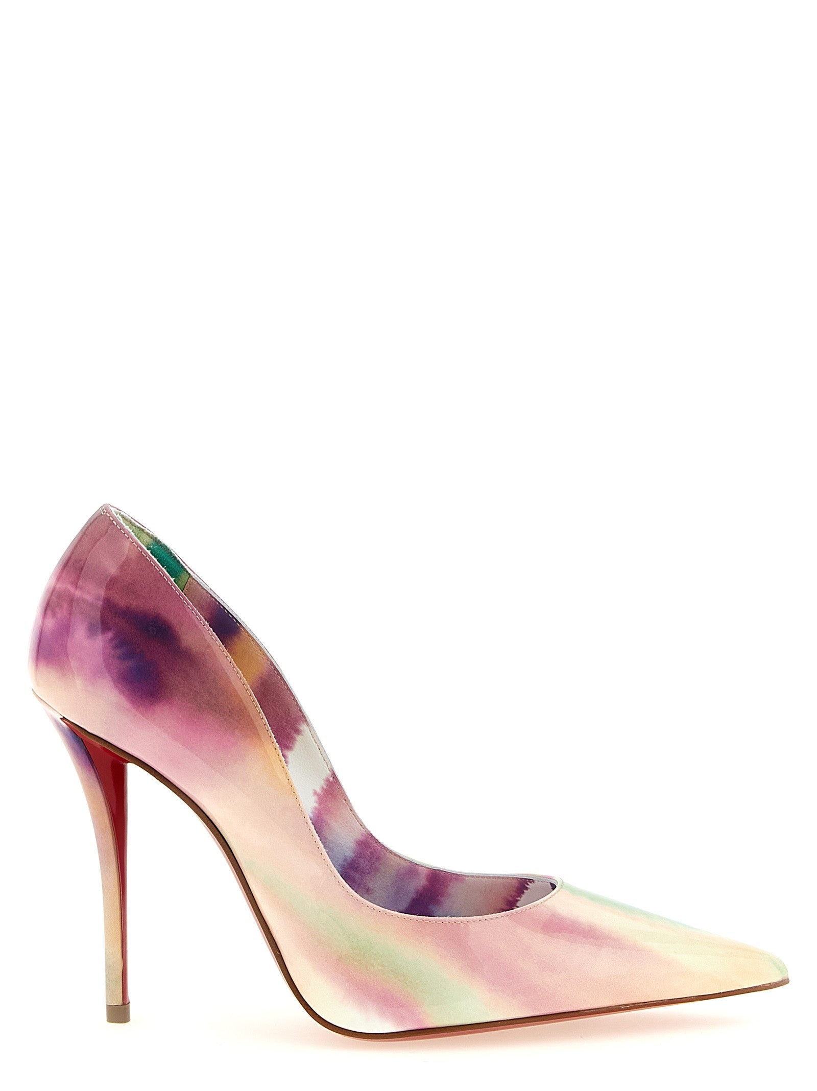 Christian Louboutin Multicolor Calfskin High Heel Pumps