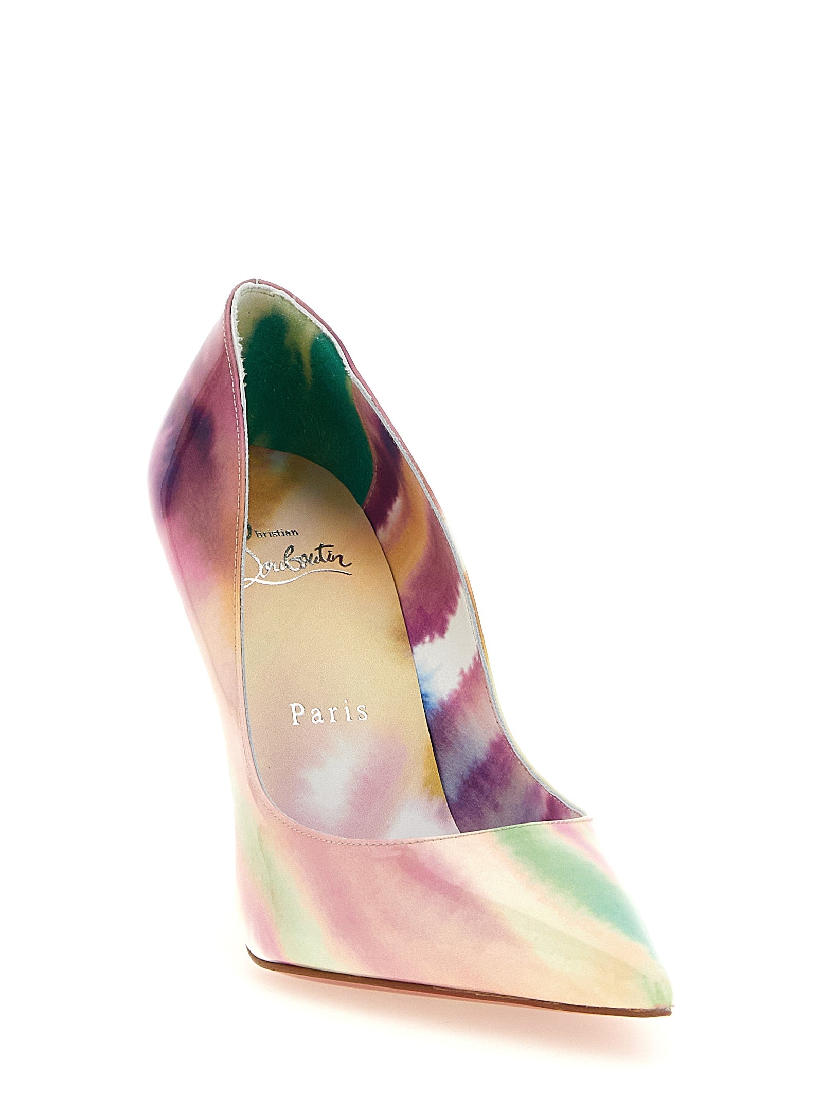 Christian Louboutin Multicolor Calfskin High Heel Pumps