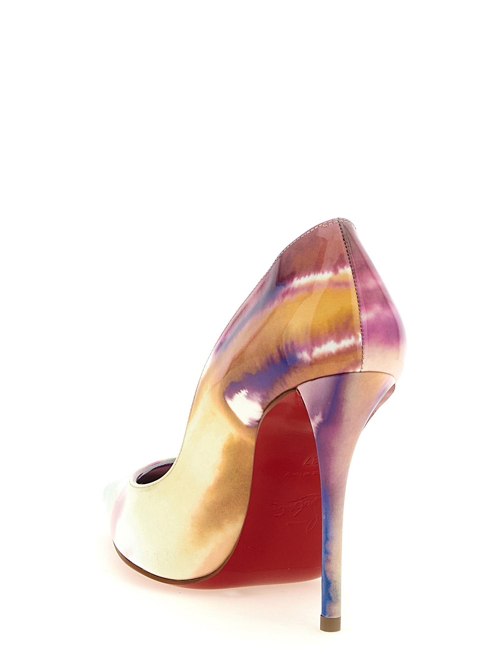 Christian Louboutin Multicolor Calfskin High Heel Pumps