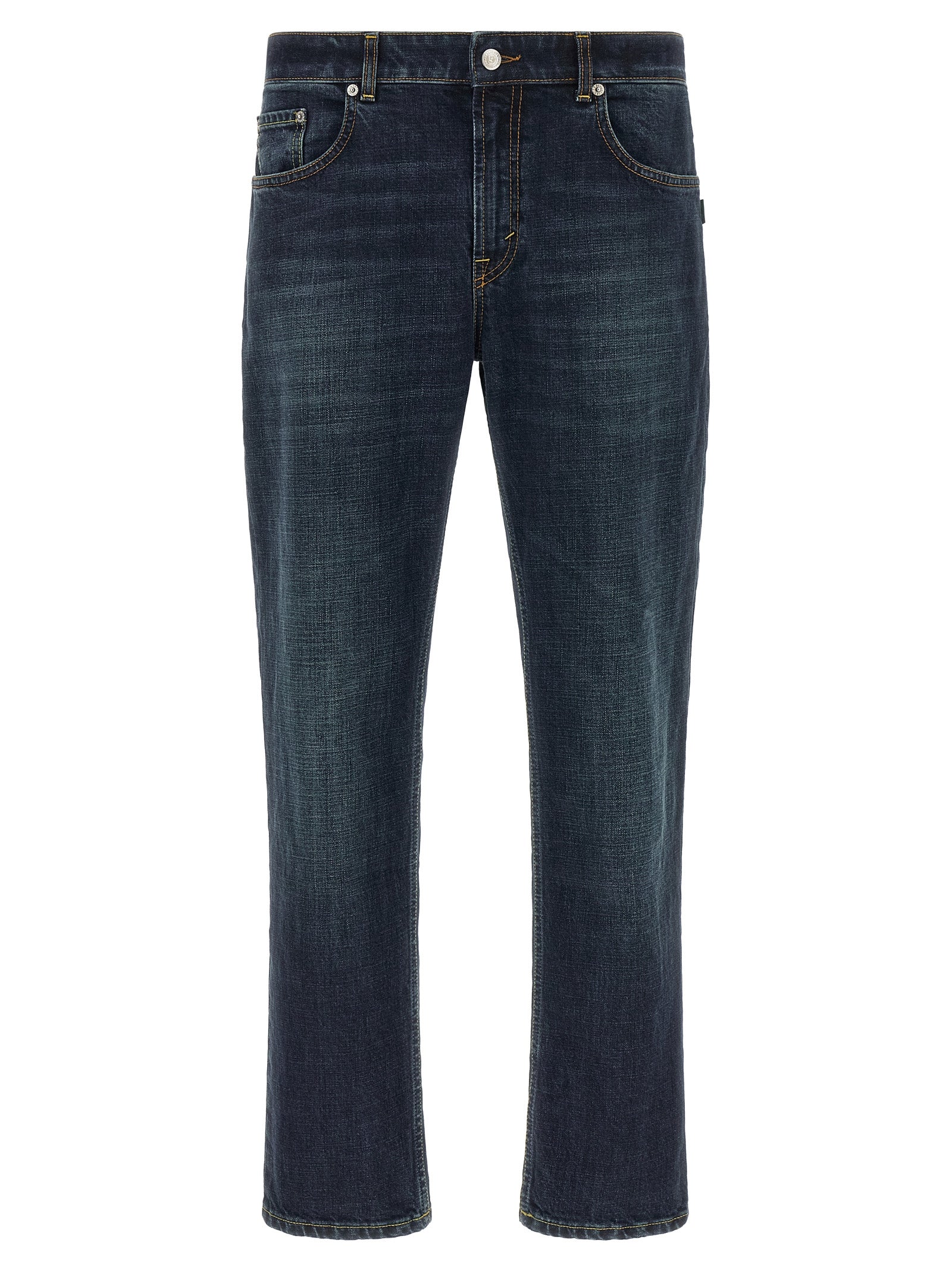 Department 5 Blue Cotton Cropped Jeans