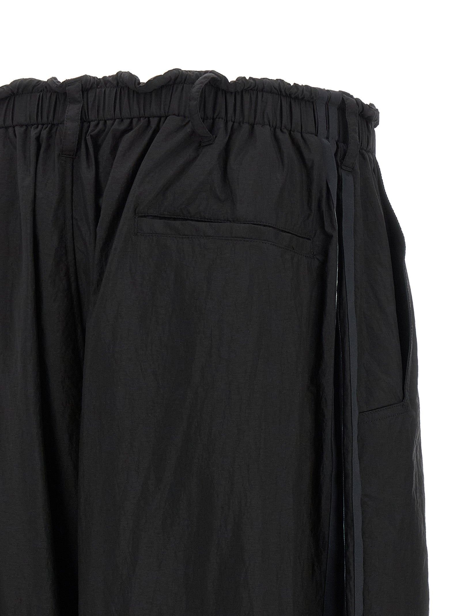 Y-3 Black Polyamide Cargo Pants