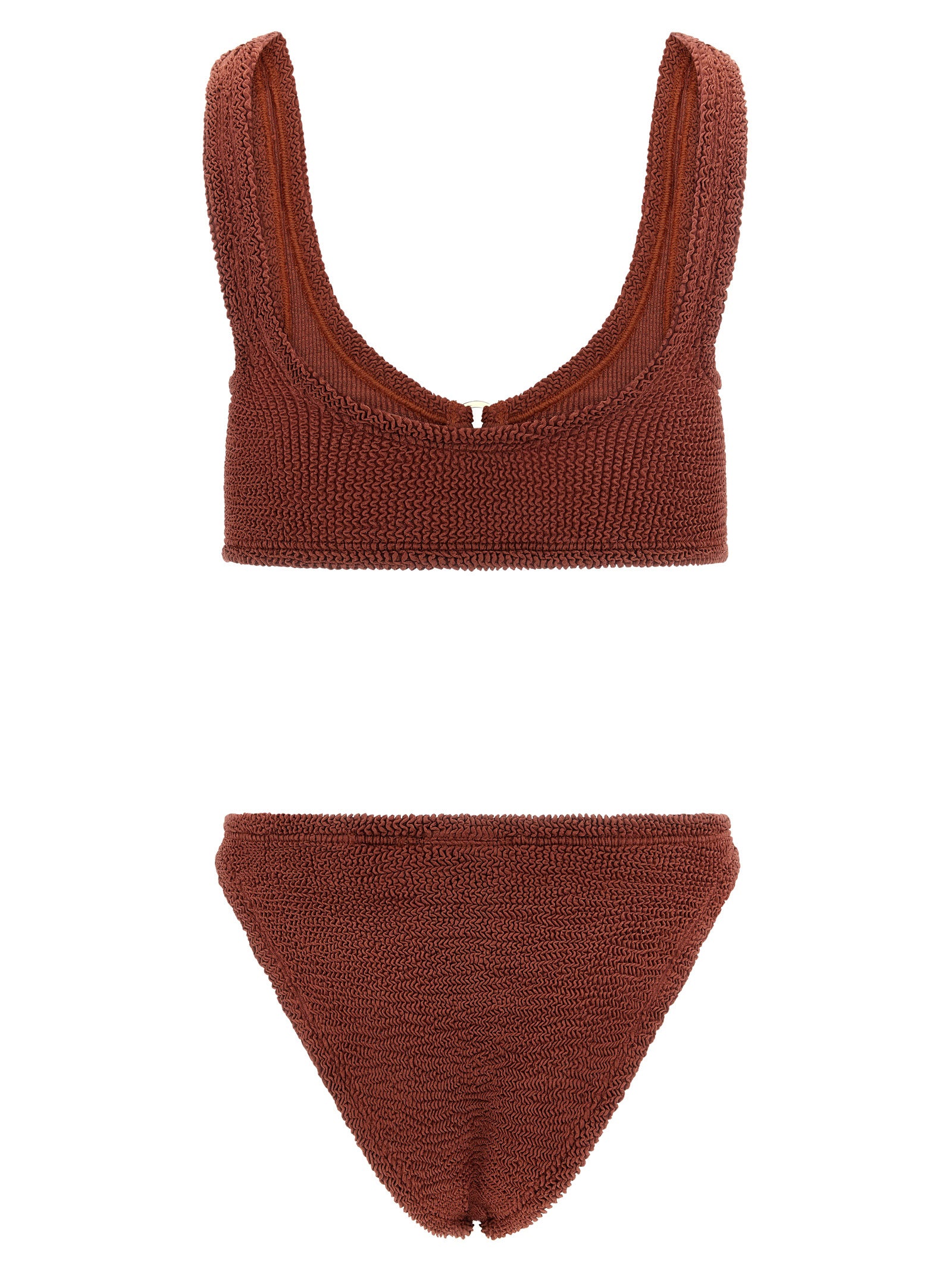 Hunza G Brown Polyamide Bikini