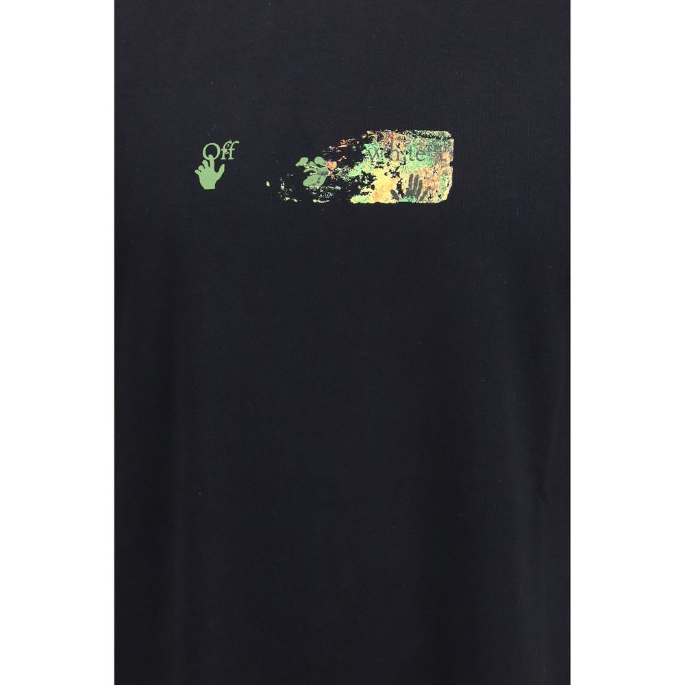 Off-White Black Cotton T-Shirt