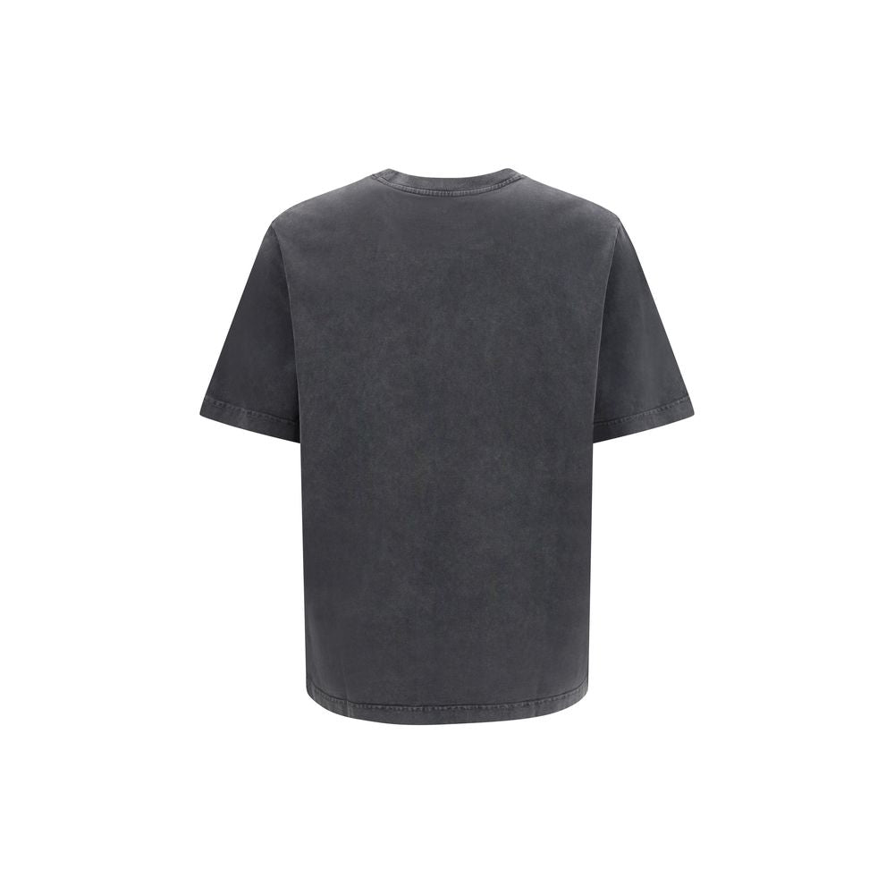 Maison Kitsuné Gray Cotton T-Shirt