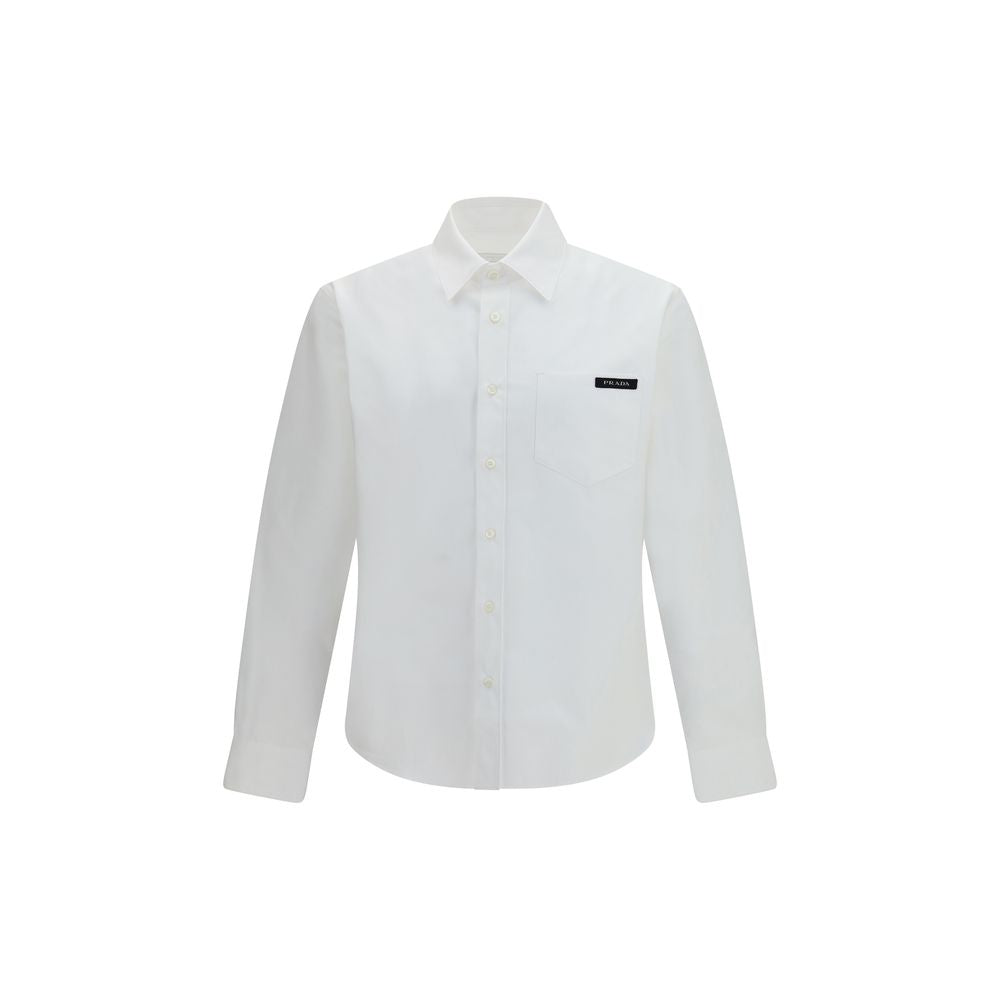 Prada White Cotton Dress Shirt
