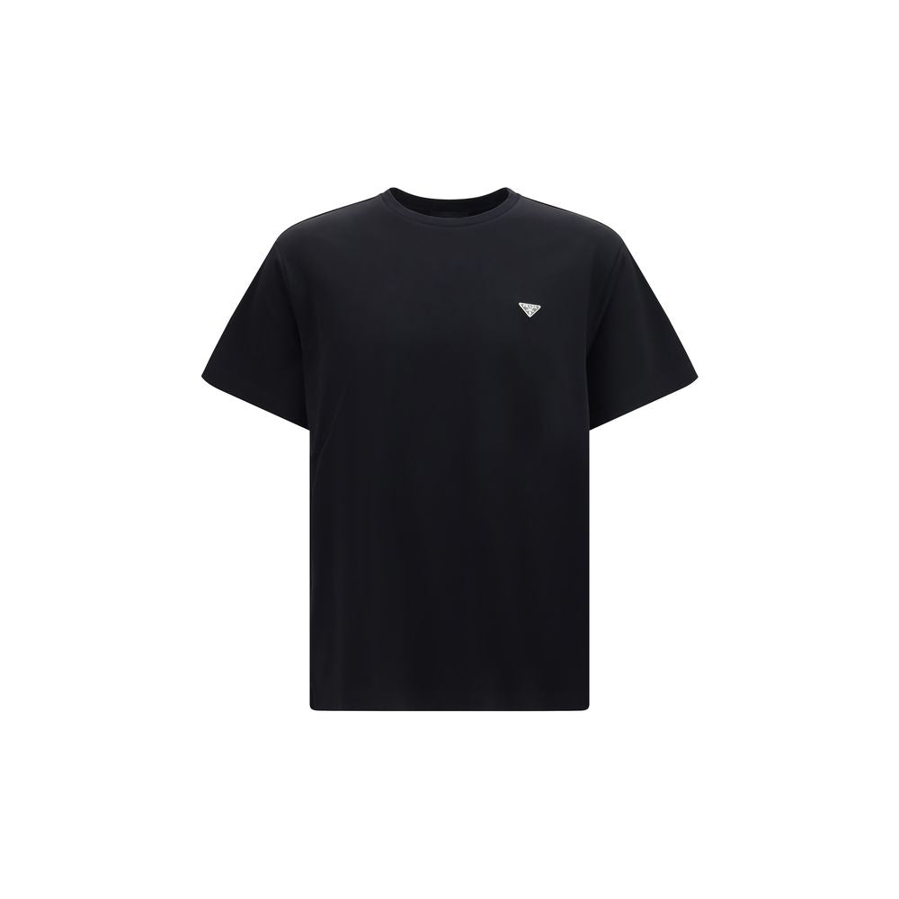 Prada Black Cotton T-Shirt