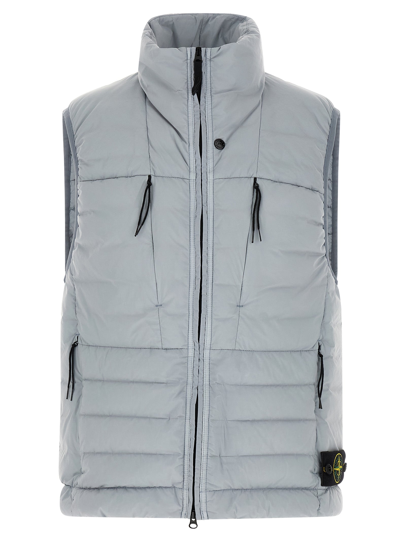 Stone Island Gray Polyamide Sleeveless Jacket
